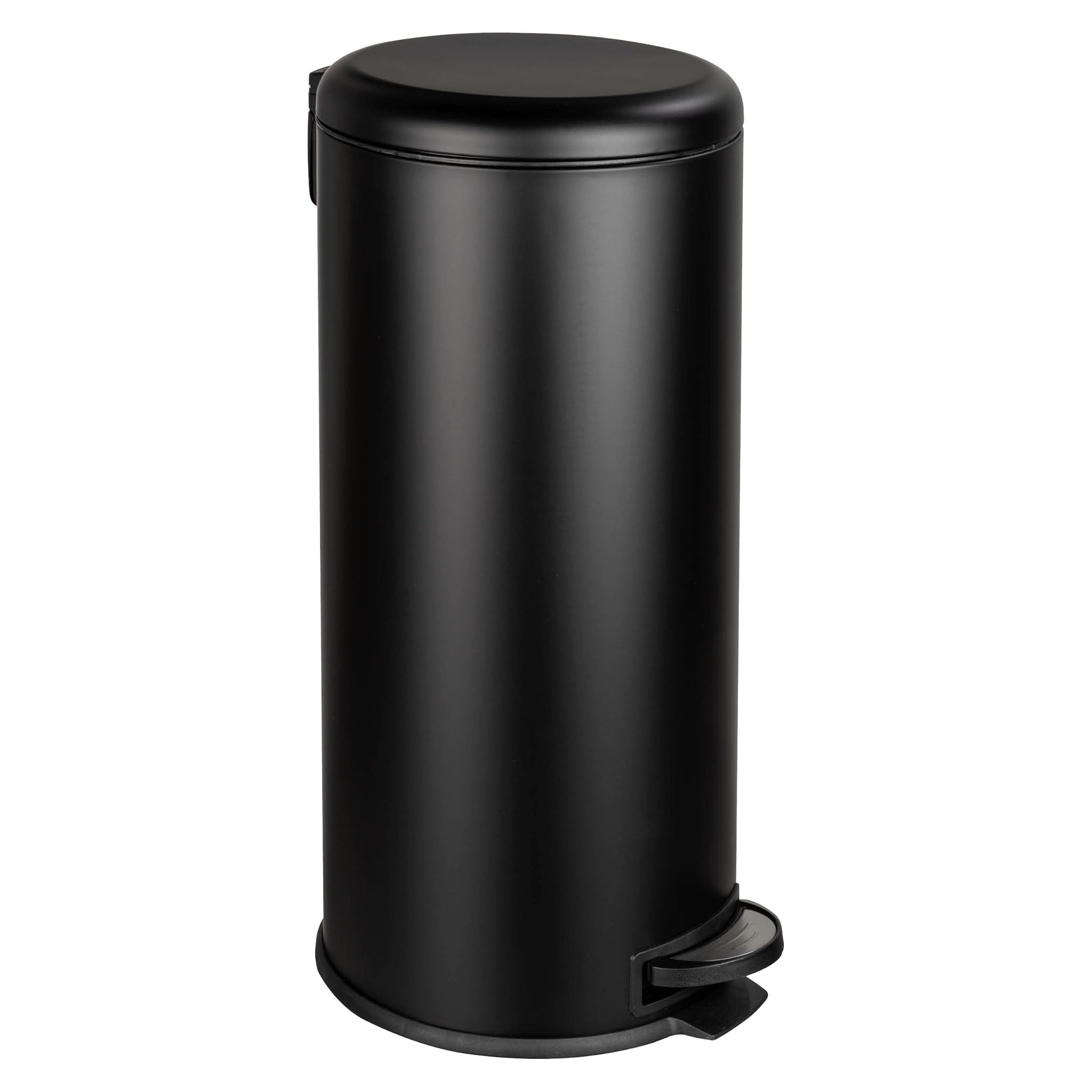 Wenko Pattumiera da Cucina Leman 30 Litri, Nero Opaco