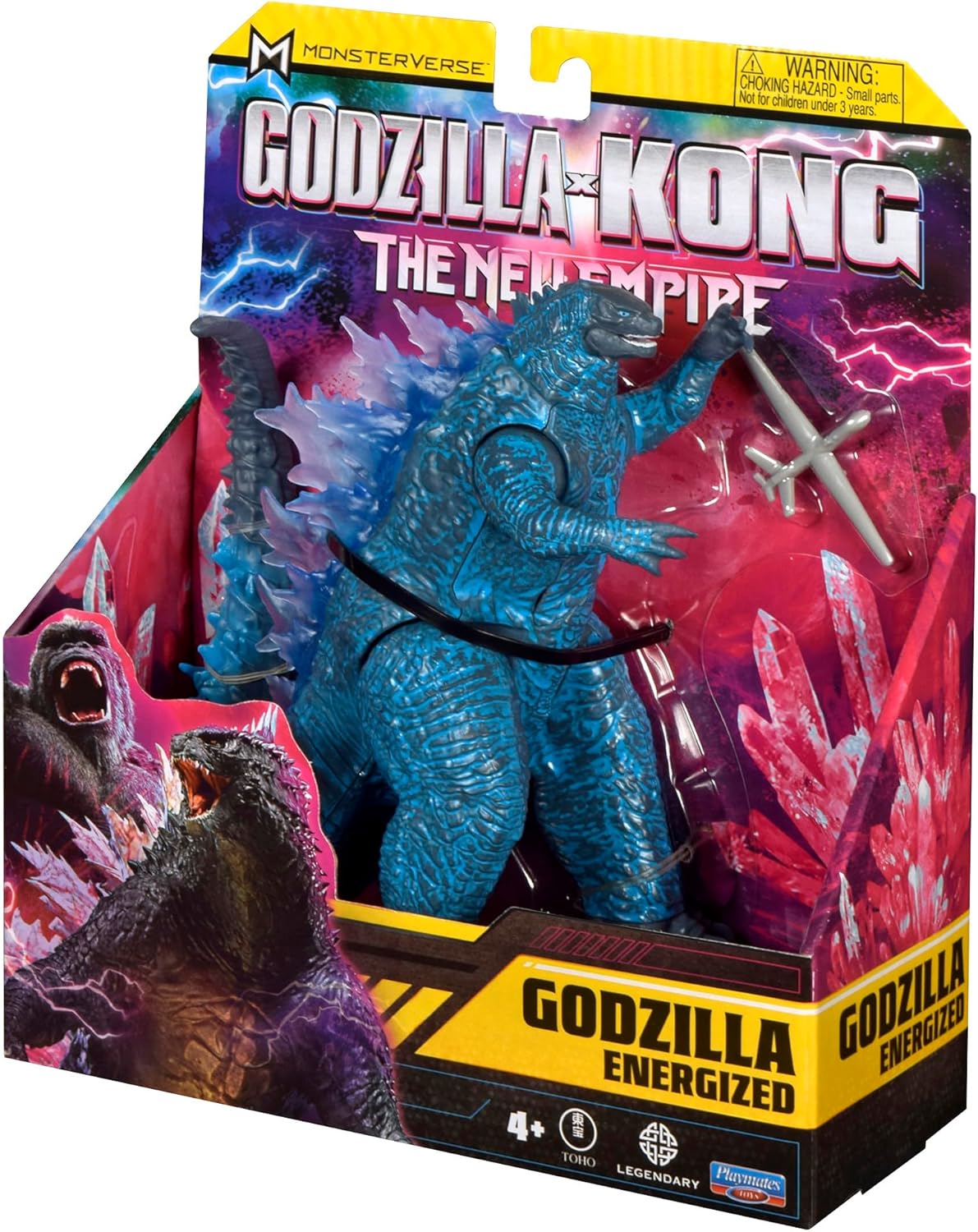 MonsterVerse Godzilla x Kong - Personaggio Energized Godzilla 15cm - immagine 2