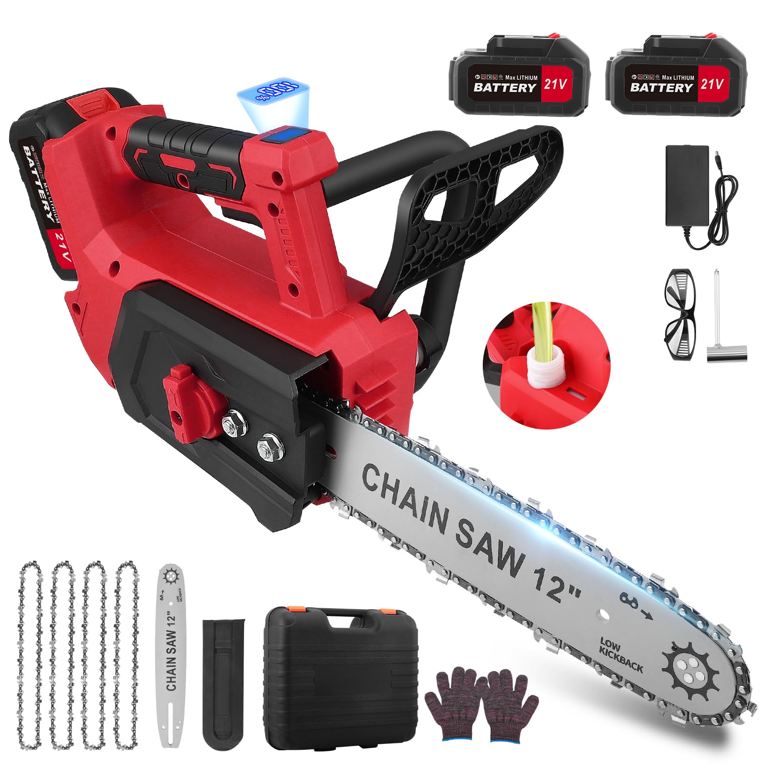 Sega a Catena a Batteria 12 Pollici 1500W