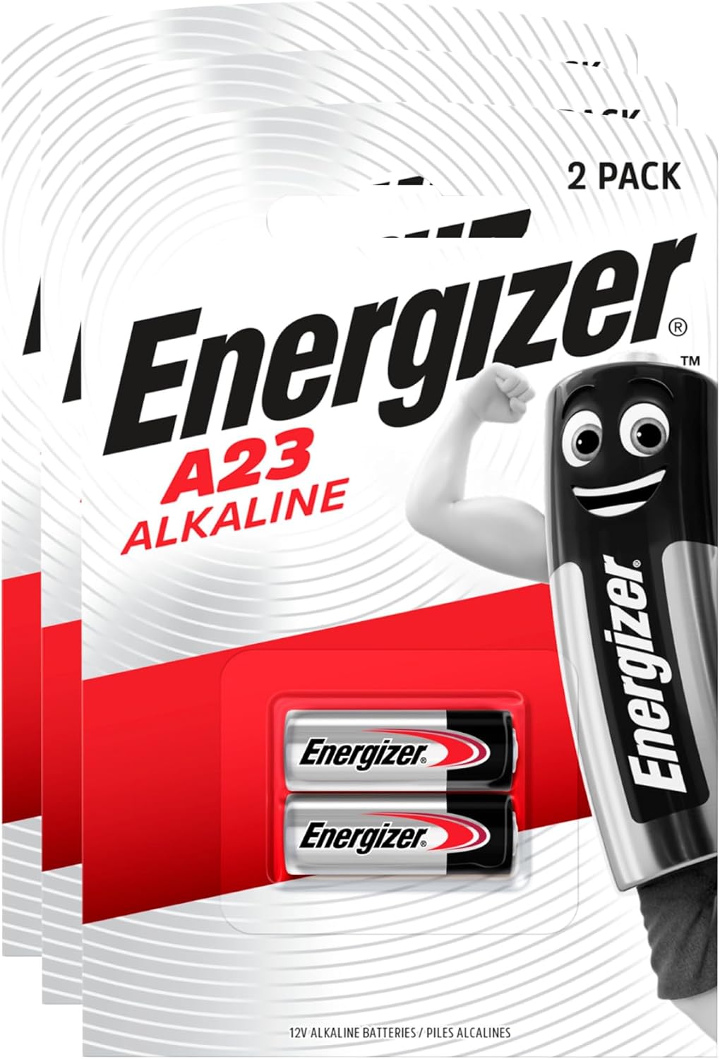 Energizer Alkaline A23 Batterie 12V - 3 Blister - immagine 1