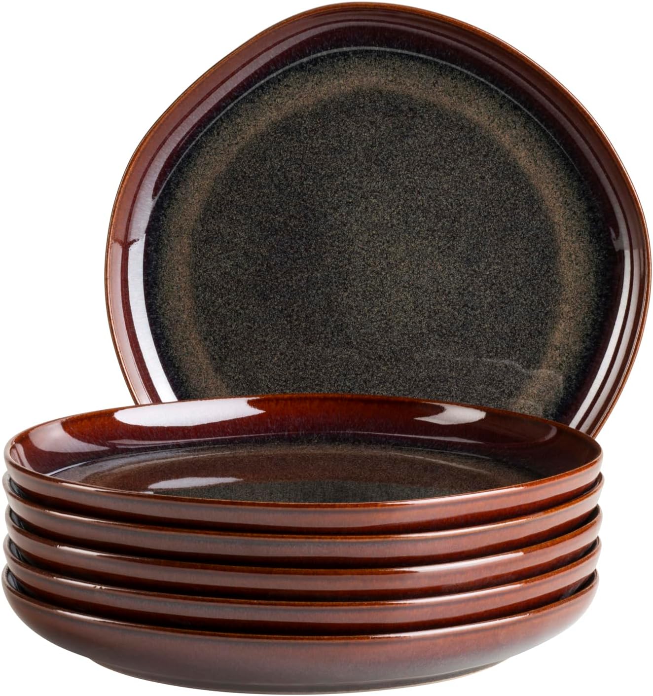 Mäser Serie Cordelia - Set 6 Piatti Dessert in Gres, Tropicale