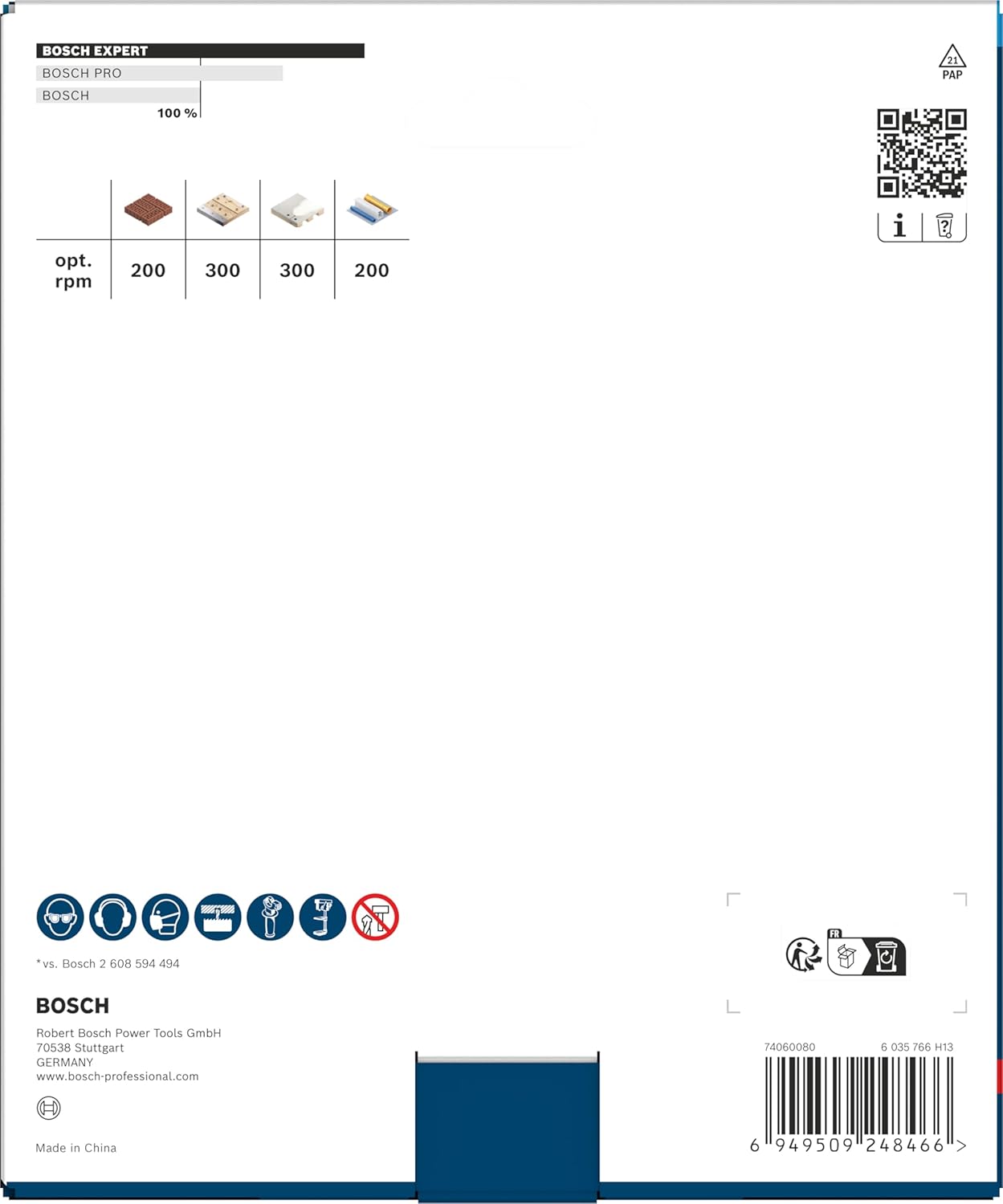 Bosch EXPERT Construction Material PC Plus - Sega a Tazza Ø 152mm - immagine 4