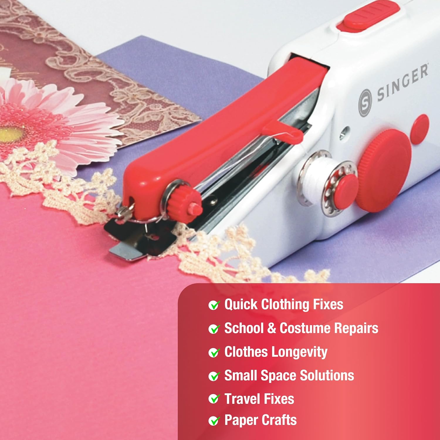 Singer Stitch Sew Quick - Macchina da Cucire Portatile - immagine 3