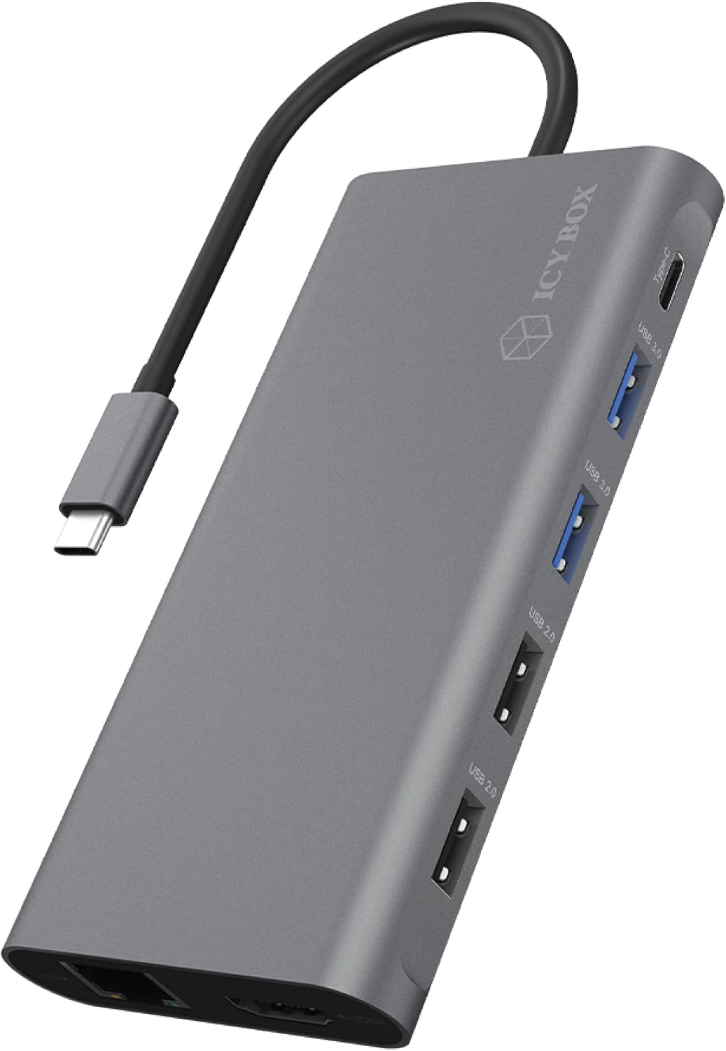 Icy Box Docking Station USB-C 12-in-1 100W - immagine 1
