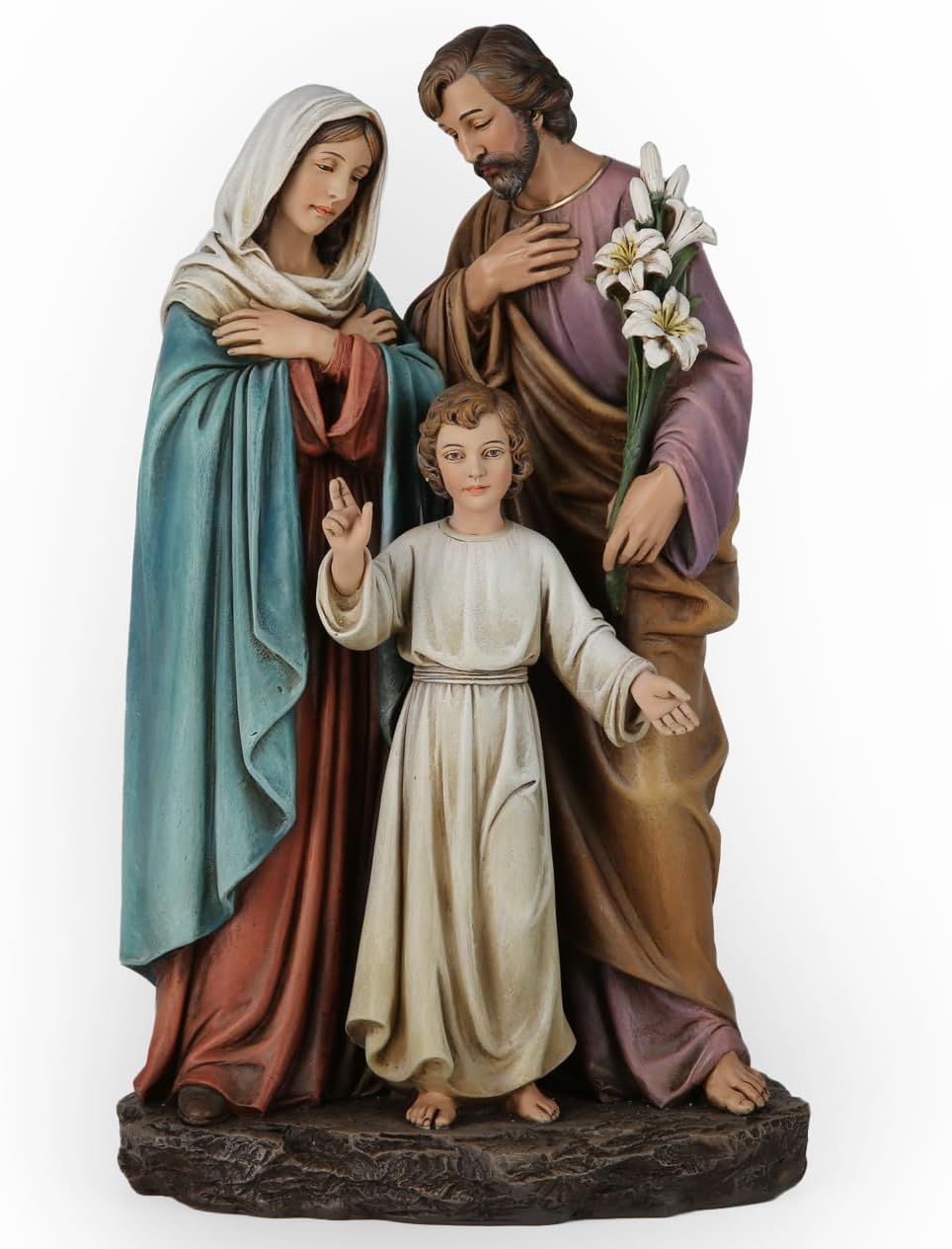 Statua Cattolica Sacra Famiglia BC - Decorazione Interni - immagine 1