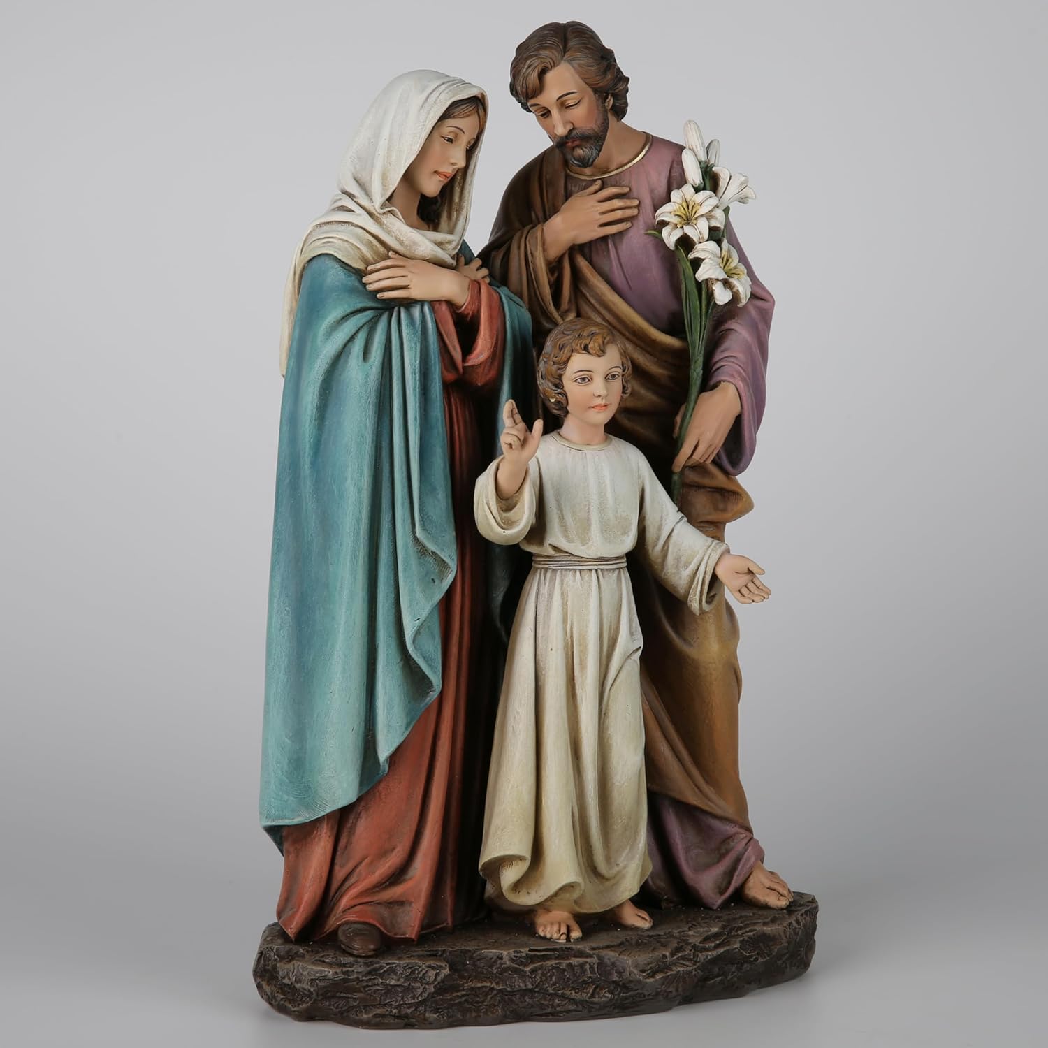 Statua Cattolica Sacra Famiglia BC - Decorazione Interni - immagine 6