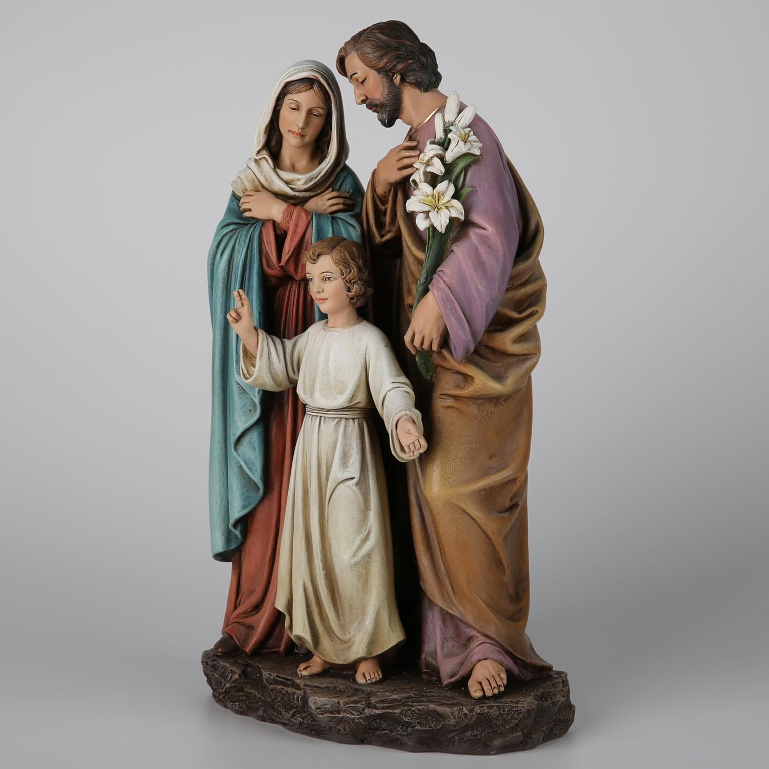Statua Cattolica Sacra Famiglia BC - Decorazione Interni - immagine 7
