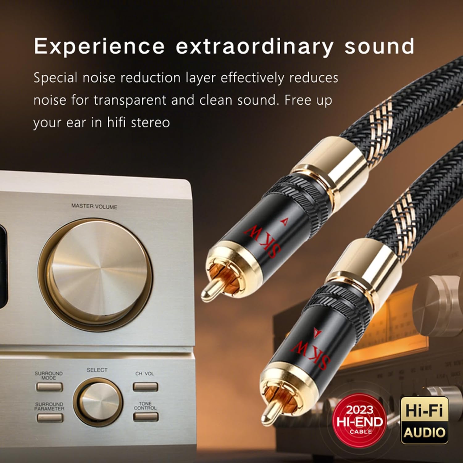 Skw Cavo Coassiale Digitale RCA per Subwoofer 5m - immagine 5