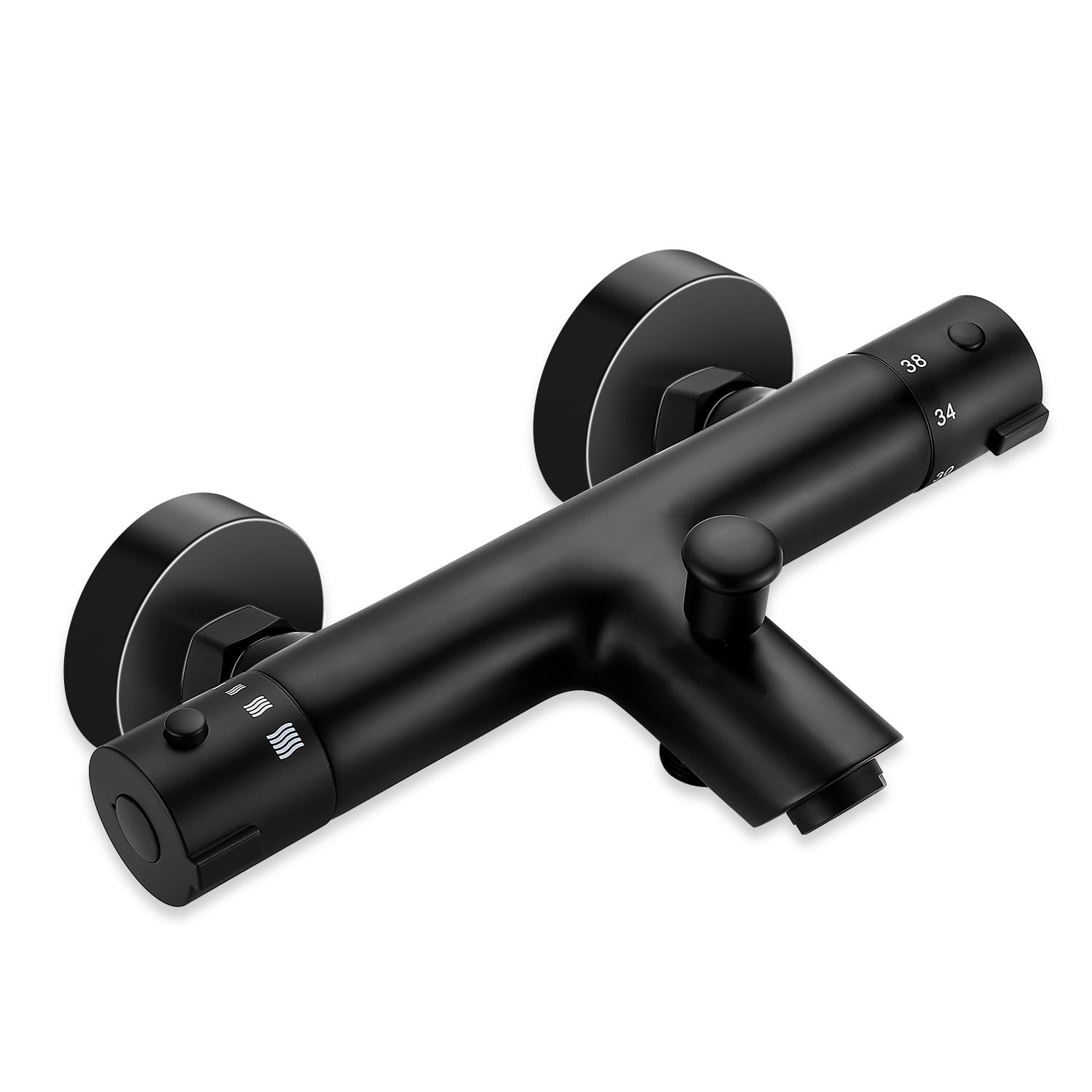 Rubinetto Termostatico per Vasca da Bagno Nero