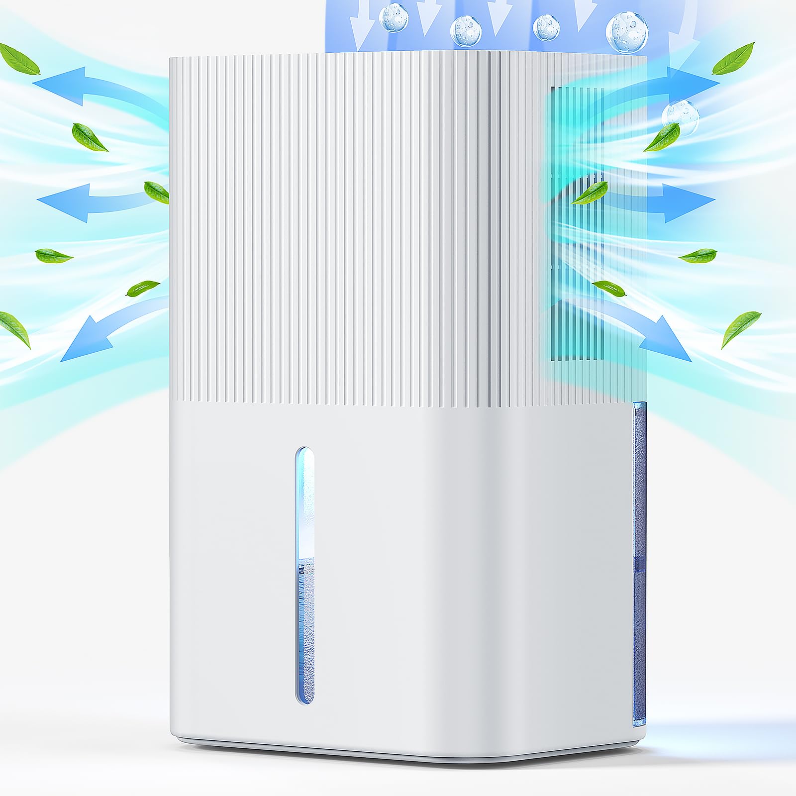 Deumidificatore Elettrico 2,7L per Casa, Bianco