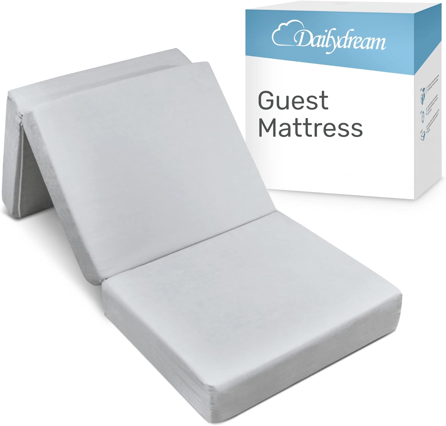 Dailydream Materasso Pieghevole per Ospiti 120x195x14 cm