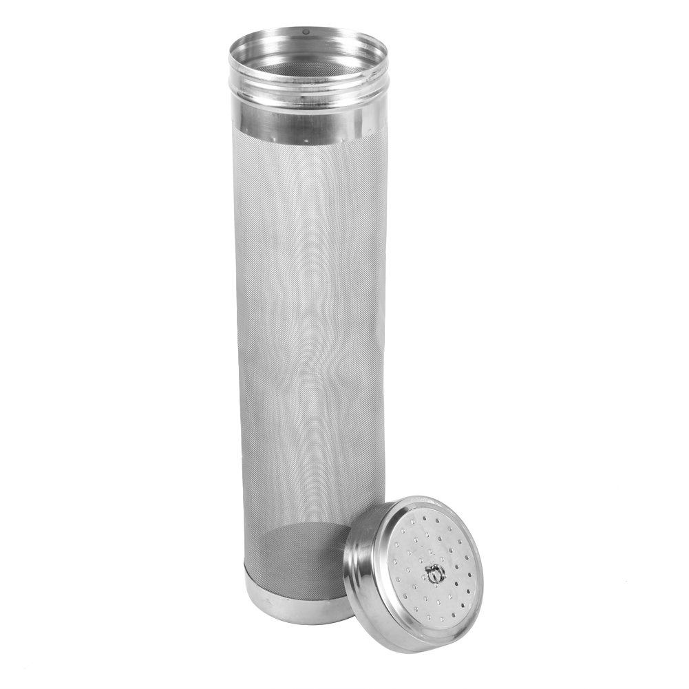 300 Micron Mesh Filtro a Tramoggia per Birra, Filtro per Luppolo in Acciaio Inossidabile Cartuccia per Filtro a Rete per Birra Fatta in Casa Filtro per Tramoggia a Secco per Caffè in Casa