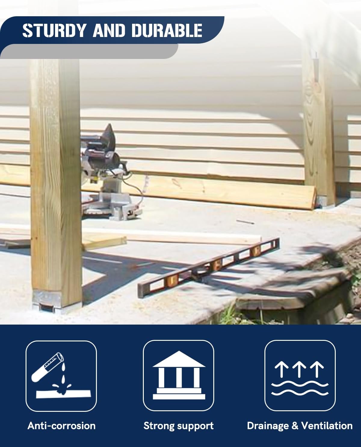 vikofan S180Z10 Base Post, Zincato, 10 pezzi - immagine 4