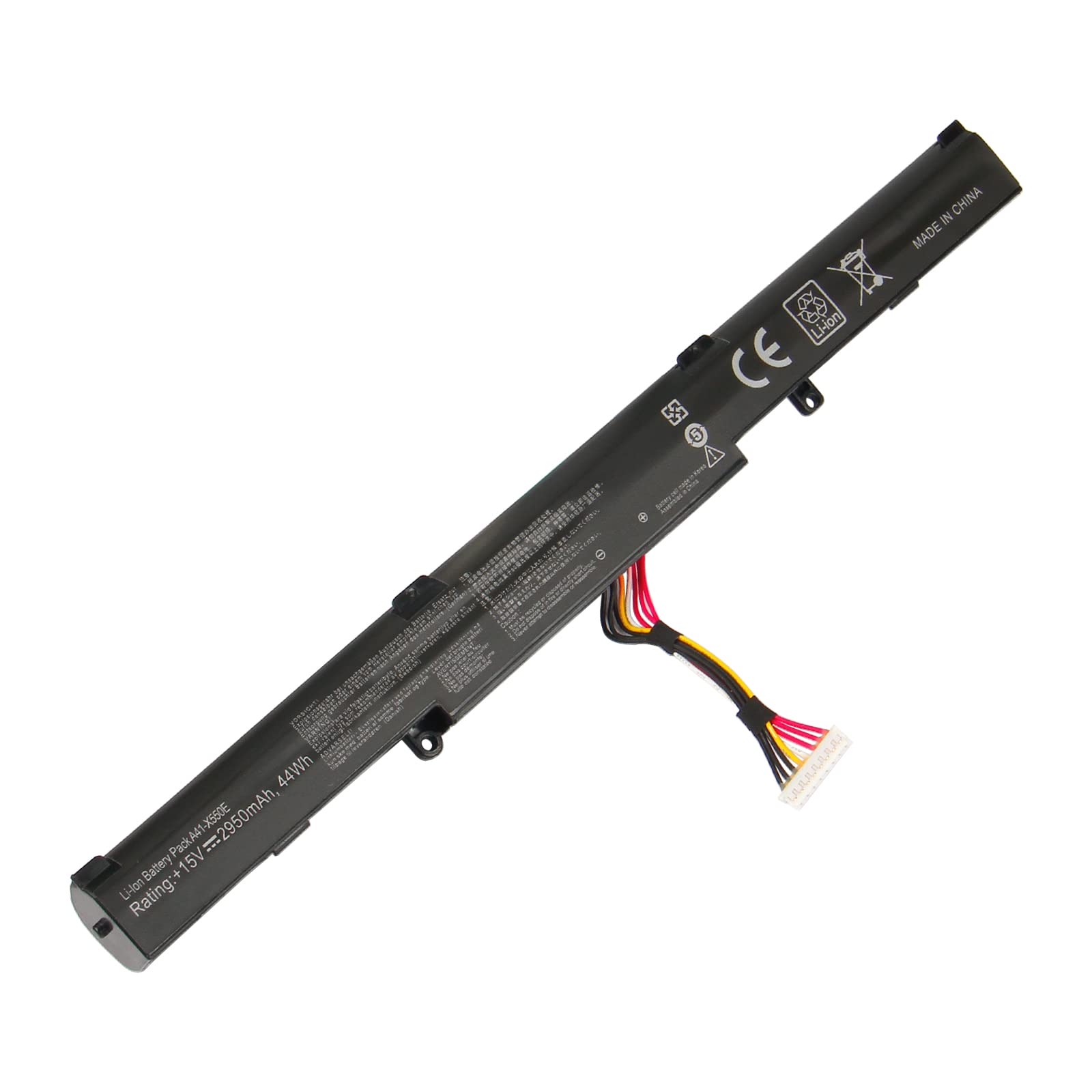 Shentec Batteria 15V 2950mAh A41-X550E per Asus