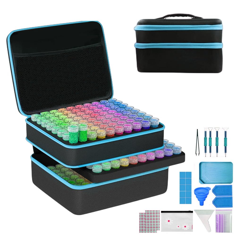 NEWFUN Diamond Painting Kit - Scatola di Immagazzinamento