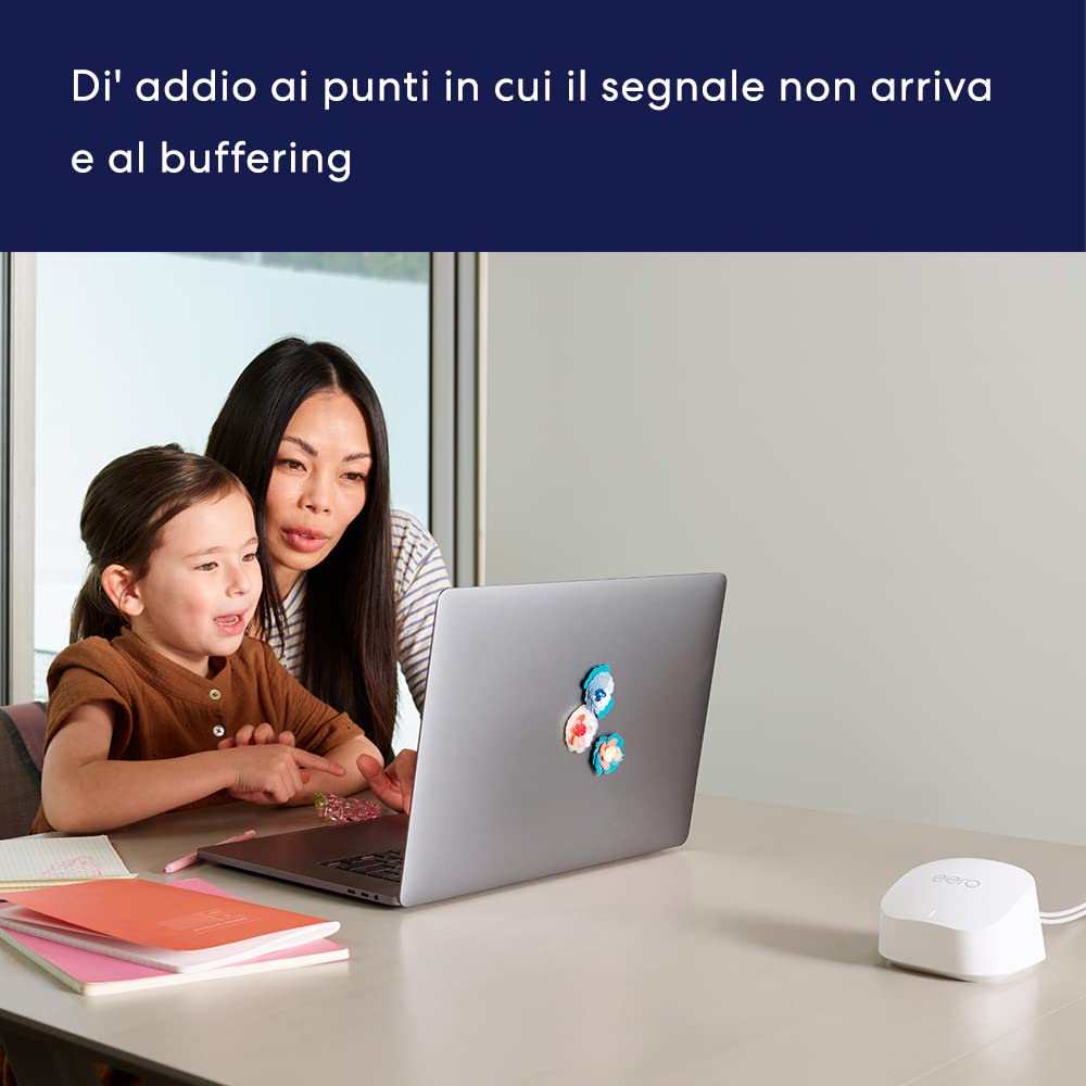 eero 6+ - Router Wi-Fi Mesh 140 m² (Confezione da 1) - immagine 4