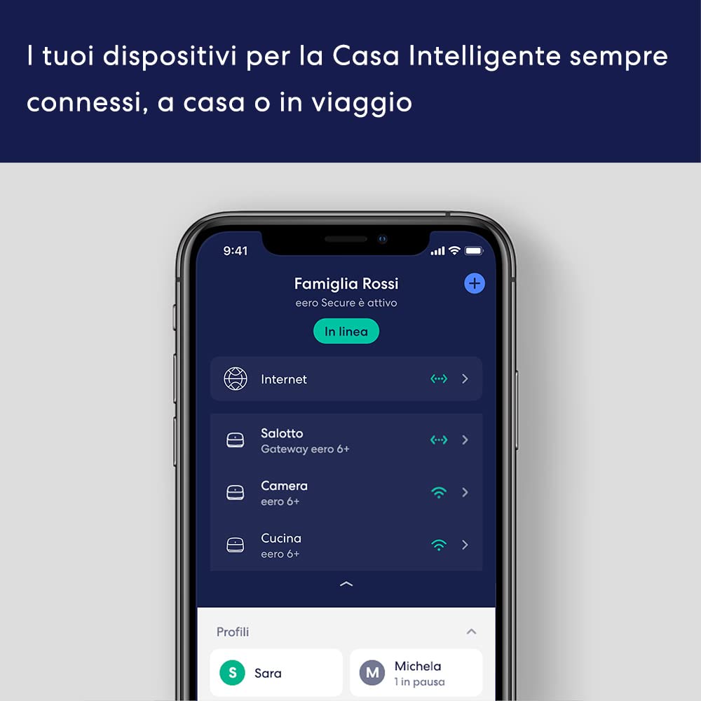 eero 6+ - Router Wi-Fi Mesh 140 m² (Confezione da 1) - immagine 5