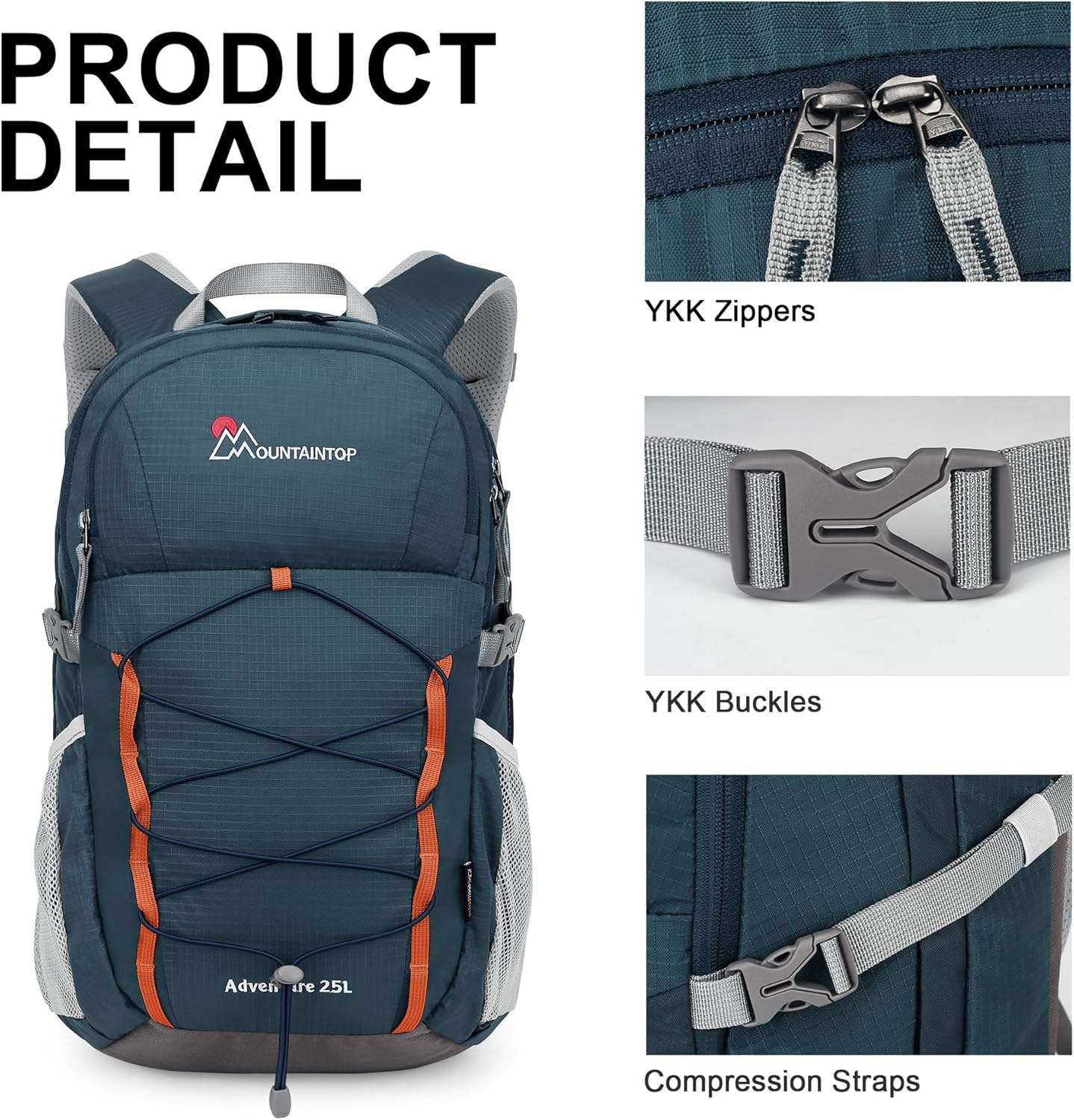 MOUNTAINTOP Zaino da Trekking 25L - immagine 3