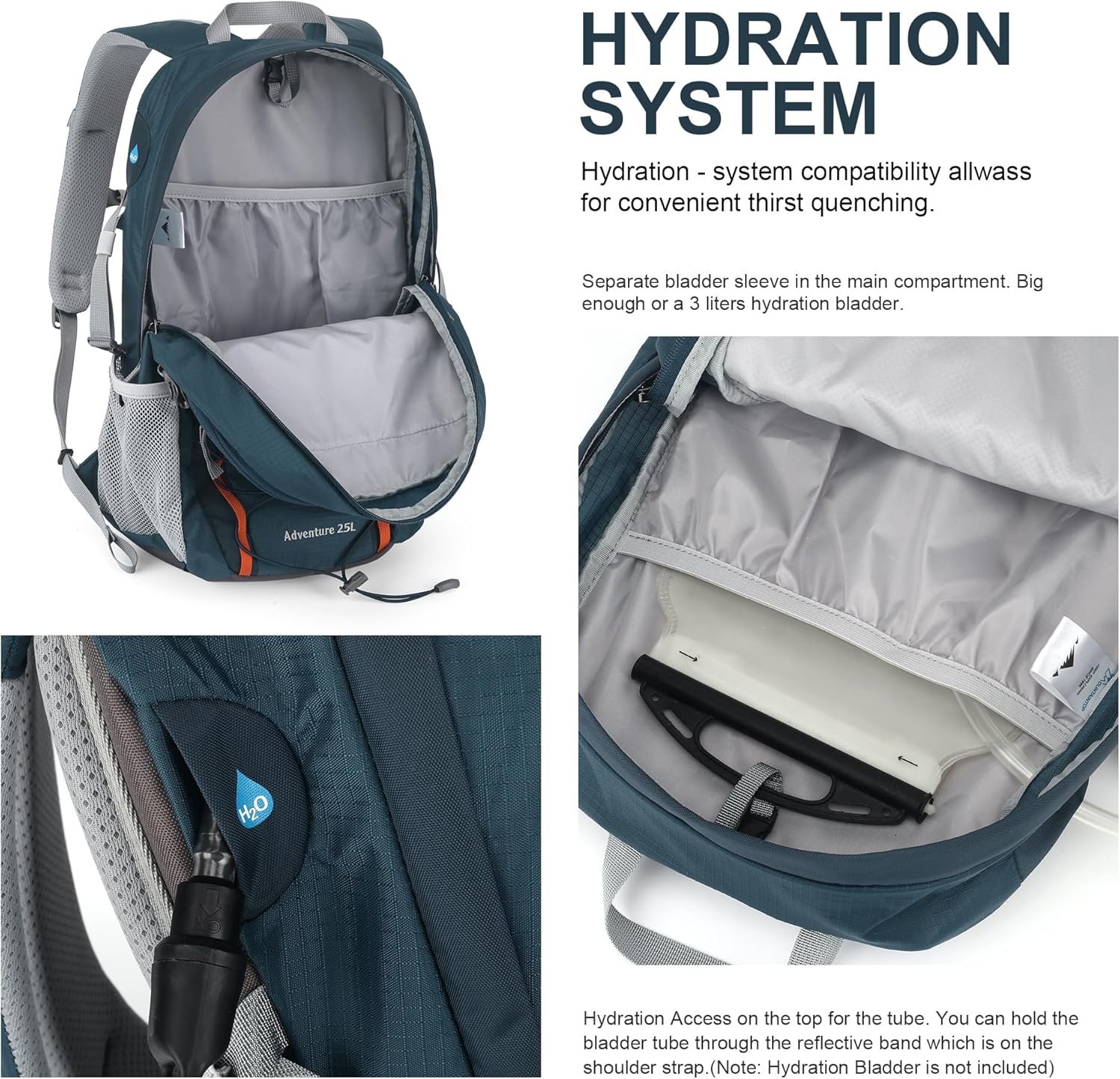 MOUNTAINTOP Zaino da Trekking 25L - immagine 7