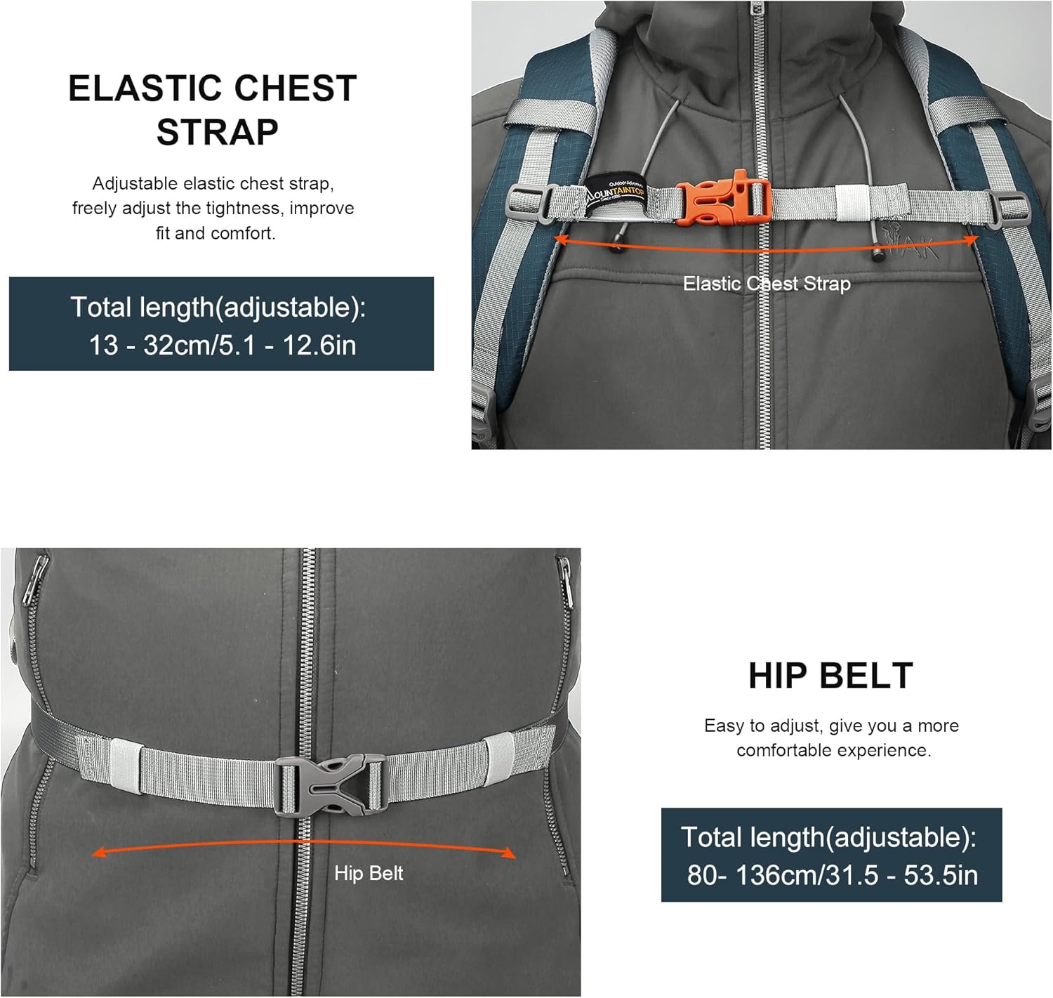 MOUNTAINTOP Zaino da Trekking 25L - immagine 8