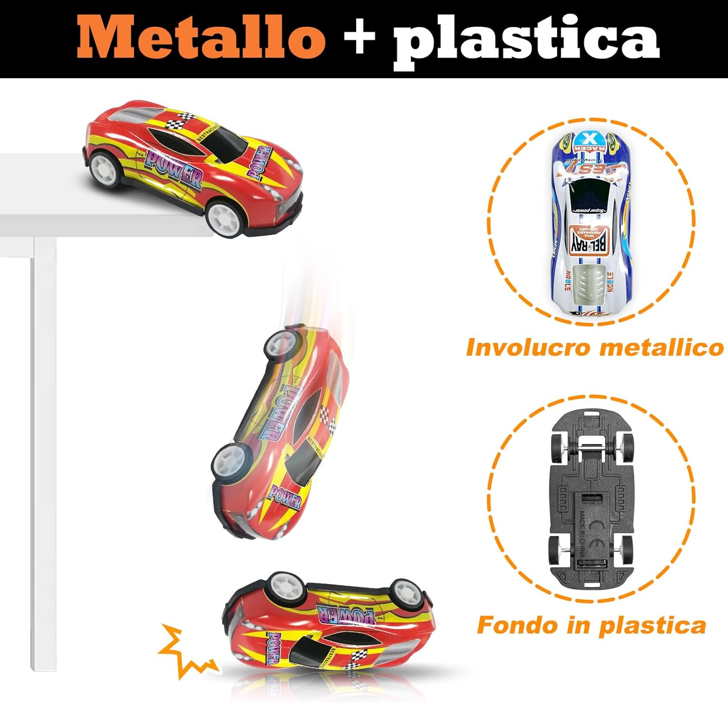 TOYABI Macchinine per Bambini Set 21 Pezzi - immagine 3