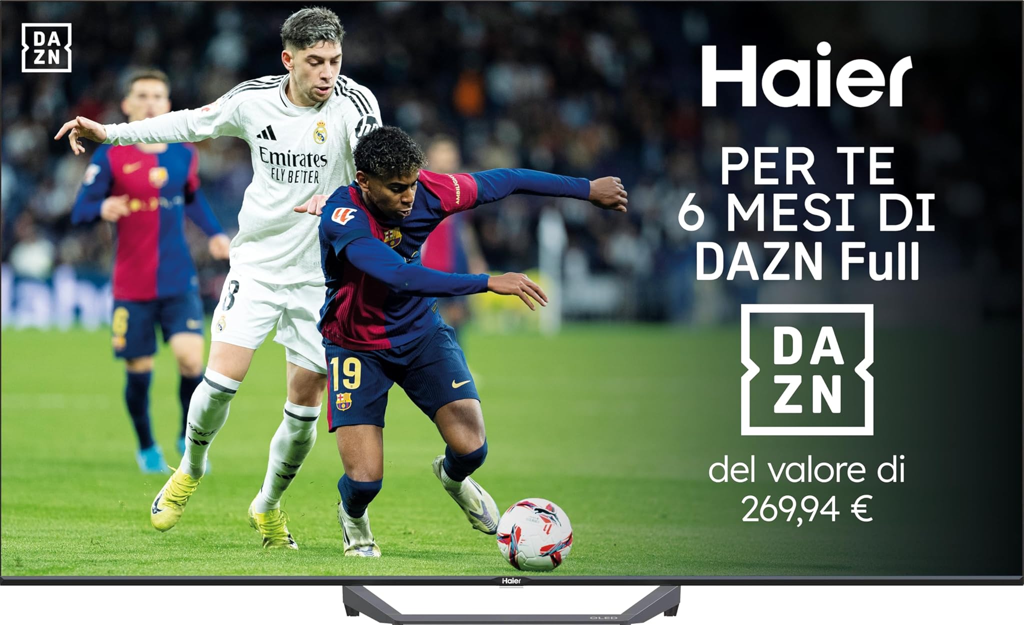 Haier QLED 4K UHD H43S80FUX 43'' Smart TV (2025)