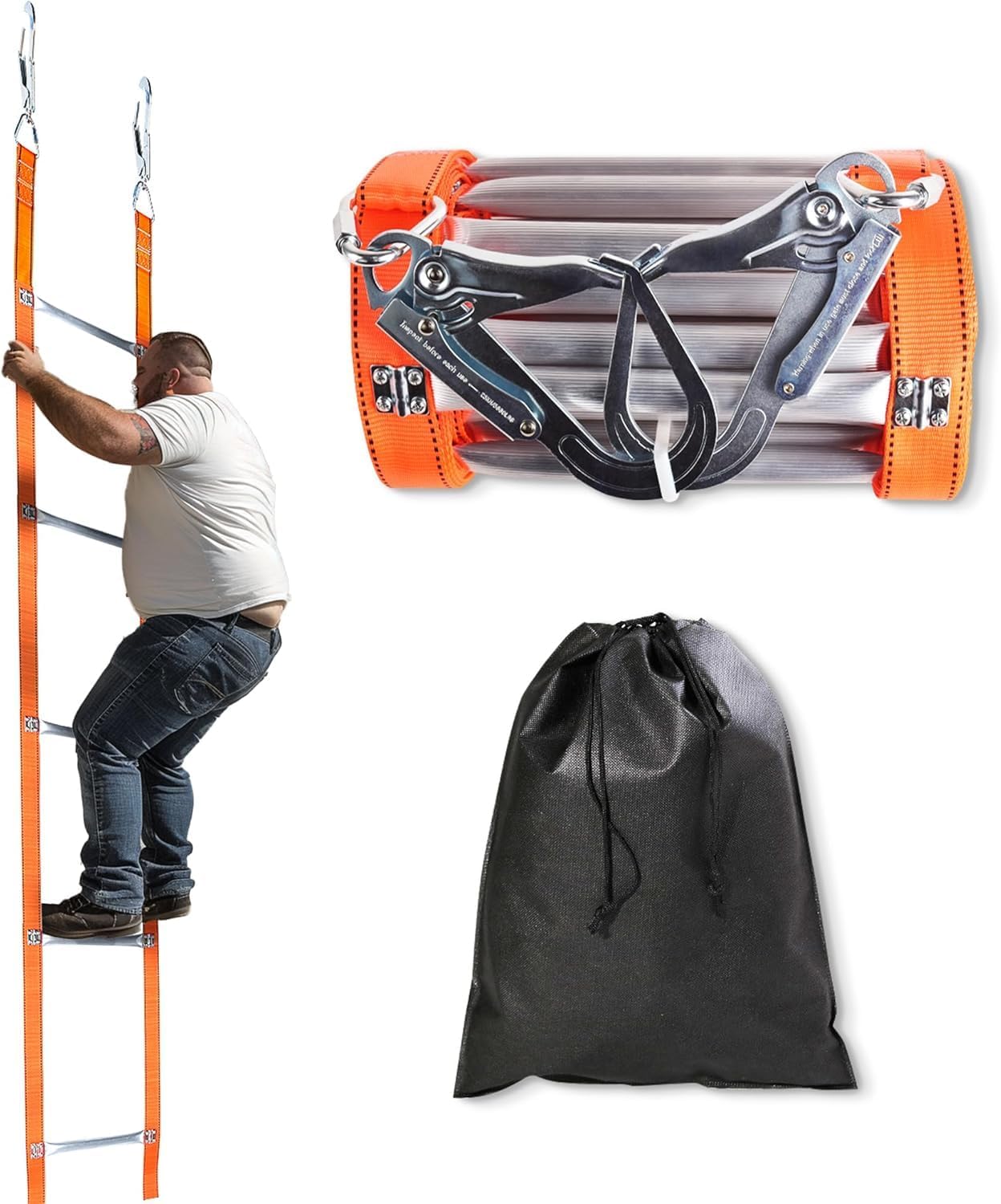 Heyouth Scala di Corda Antincendio 10m - immagine 1