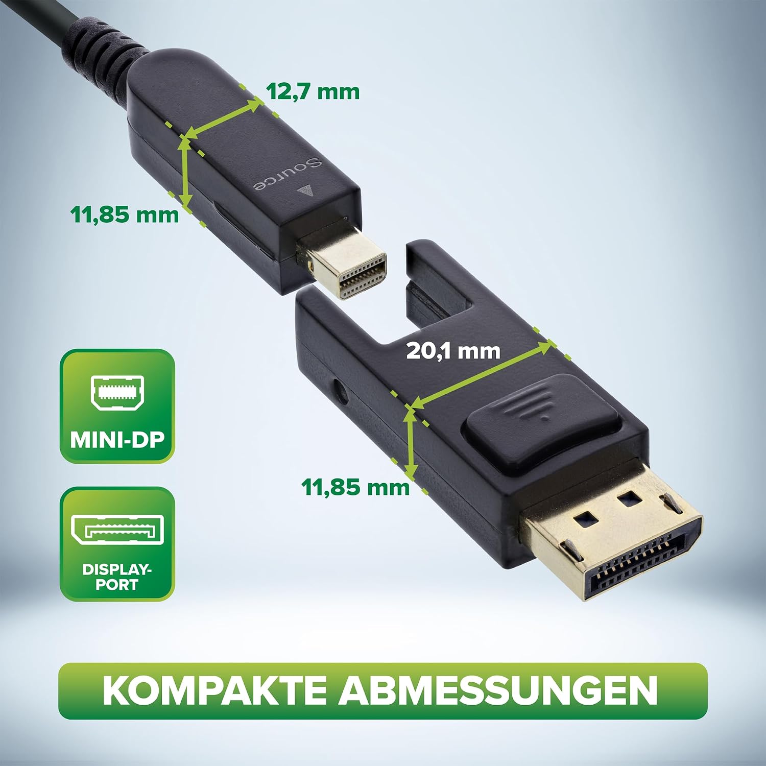 Inline® Cavo DisplayPort 1.4 AOC 30m | Velz