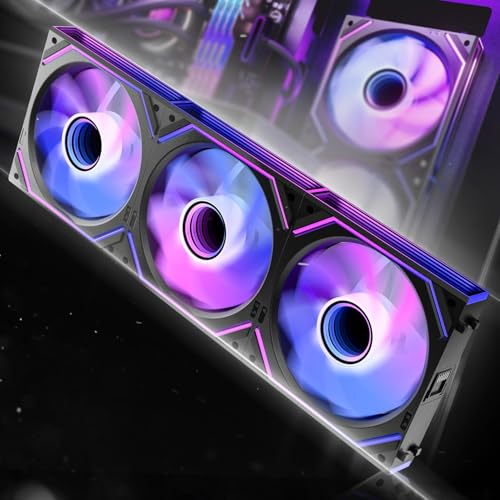 Asiahorse DAWN Pro - Ventola PC RGB 120mm, 3 Pezzi