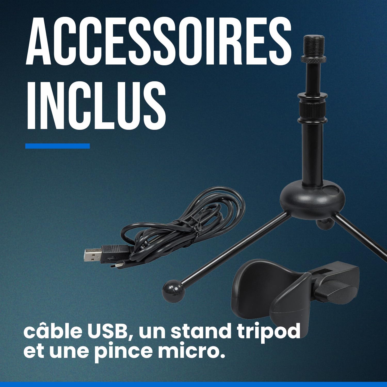 Woodbrass UM3 - Microfono USB-C per Streaming e Gaming - immagine 5