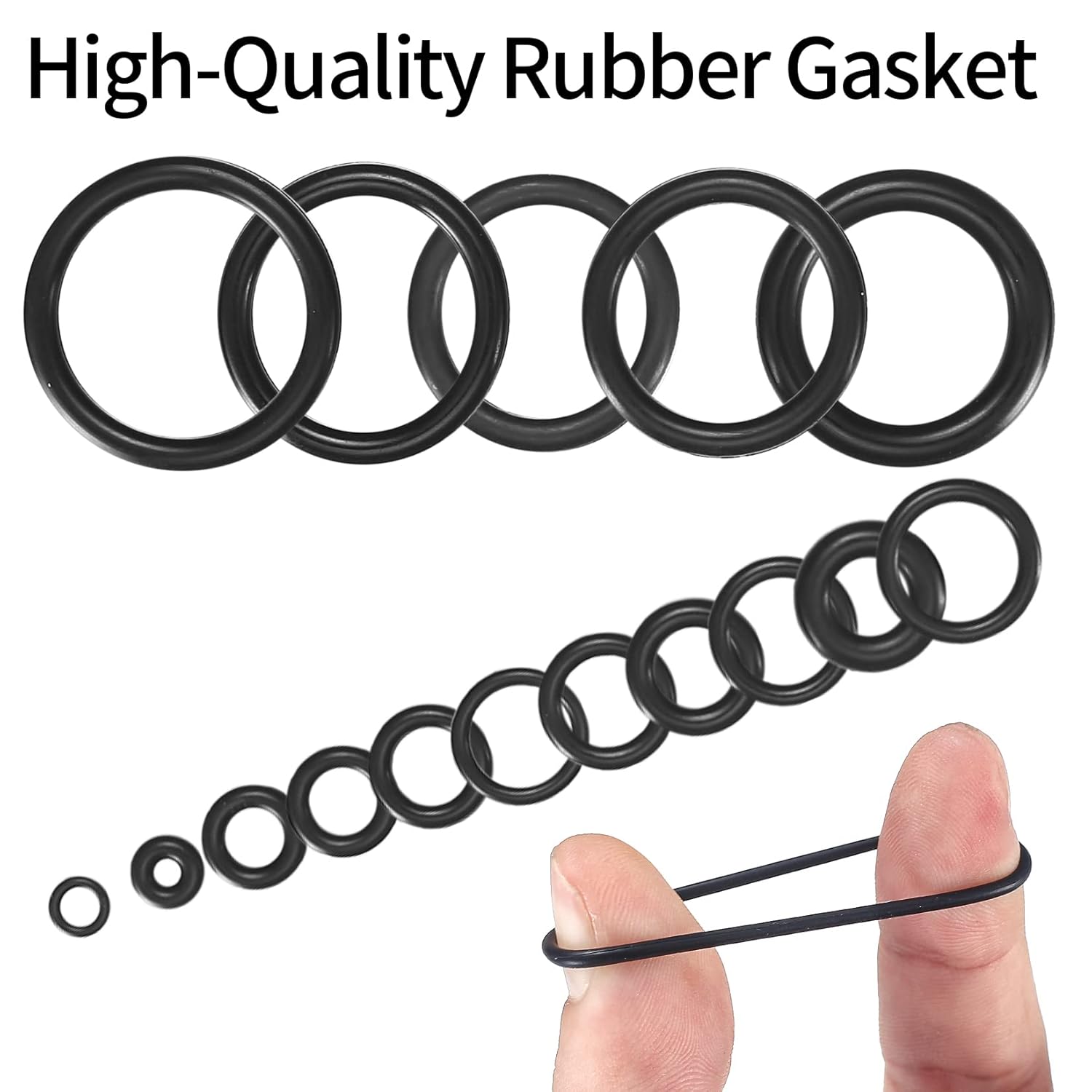 Set Guarnizioni O-Ring in Gomma Assortiti 360 Pezzi - immagine 4