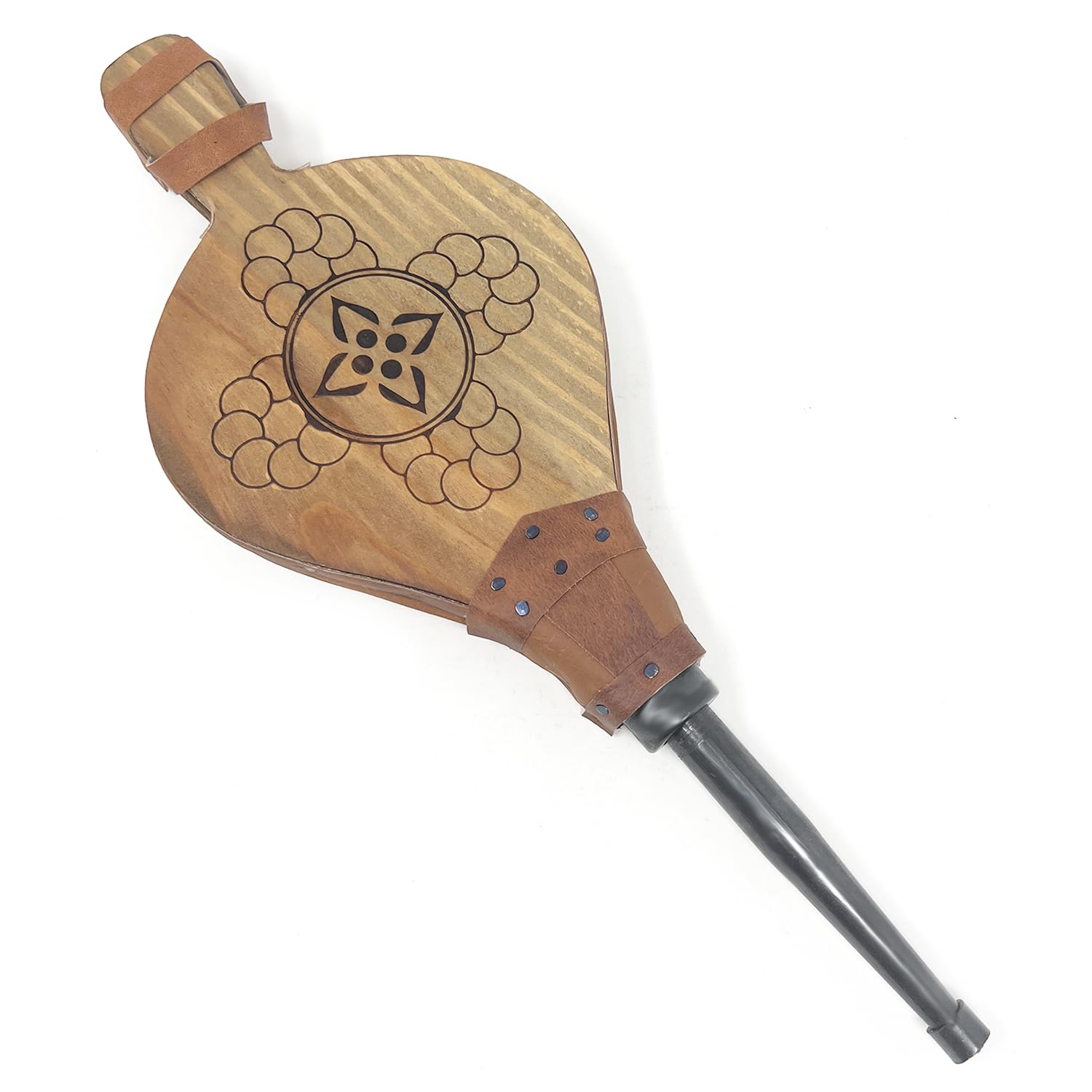 MGE Soffietto per Camino e Barbecue in Legno Naturale 43cm