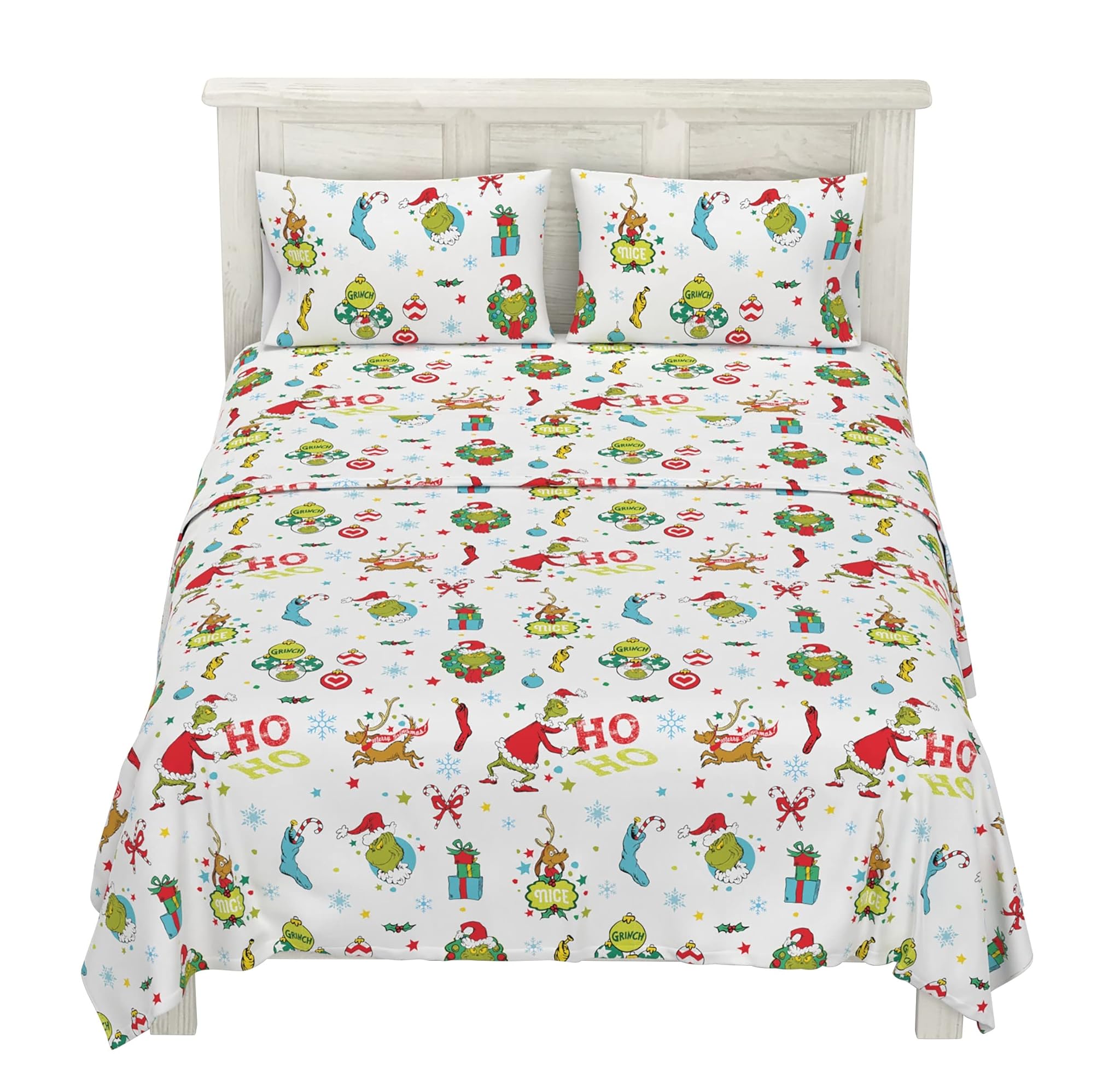 Franco Grinch by Dr. Seuss - Set Lenzuola Queen