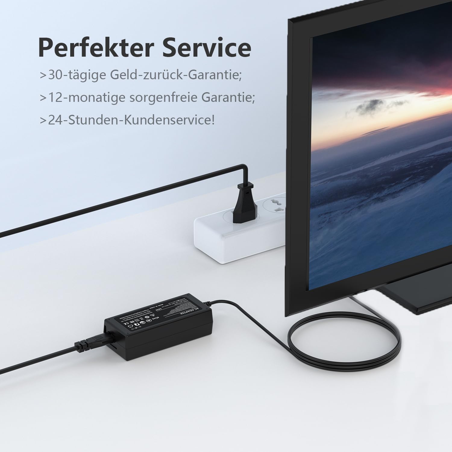 Alimentatore 14V 4A per Samsung TV Monitor - immagine 2