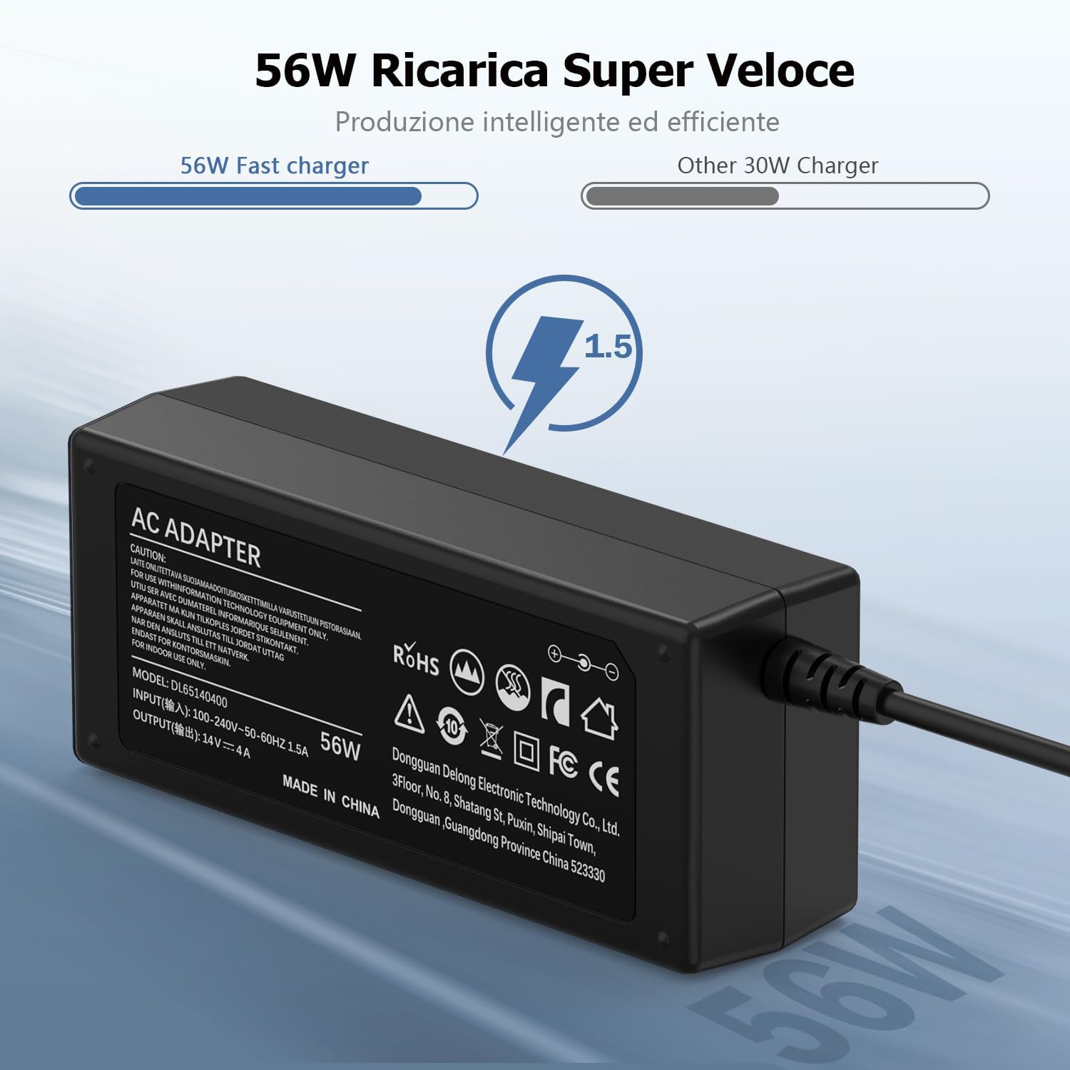 Alimentatore 14V 4A per Samsung TV Monitor - immagine 5