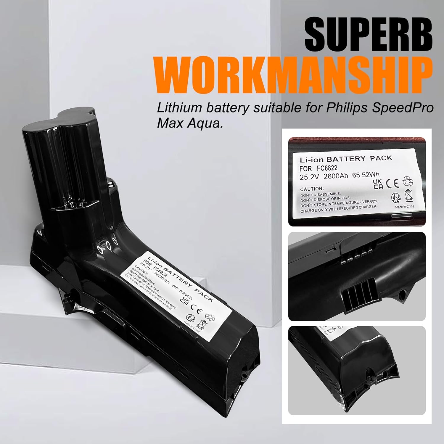 Batteria 25,2V per Aspirapolvere Philips SpeedPro Max - immagine 5