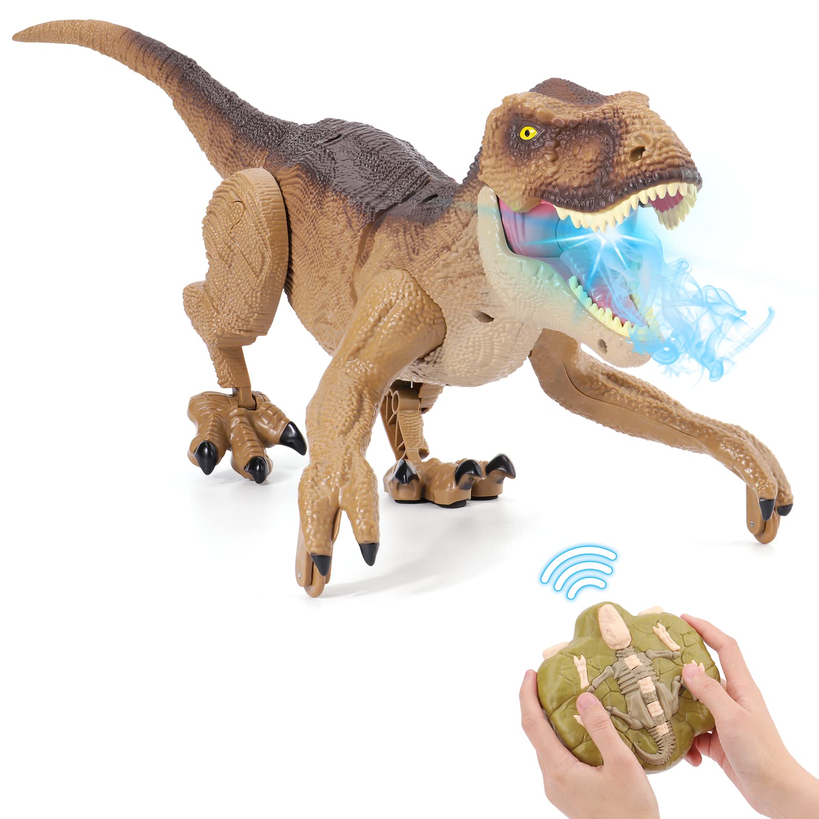 NEXBOX Dinosauro T-rex RC Telecomandato per Bambini