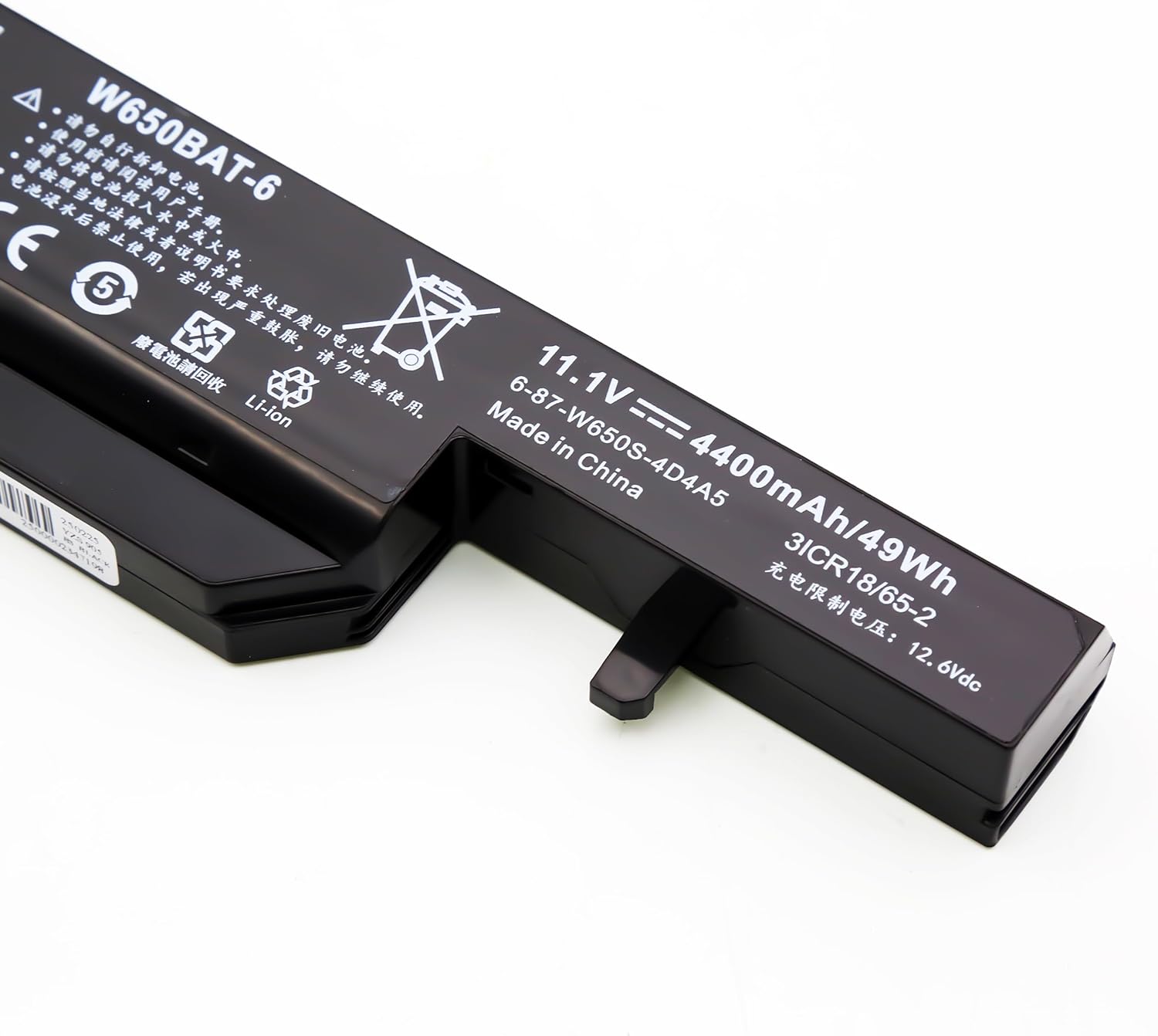 Blesys Batteria W650BAT-6 per Clevo W650, Hasee K610C - immagine 6