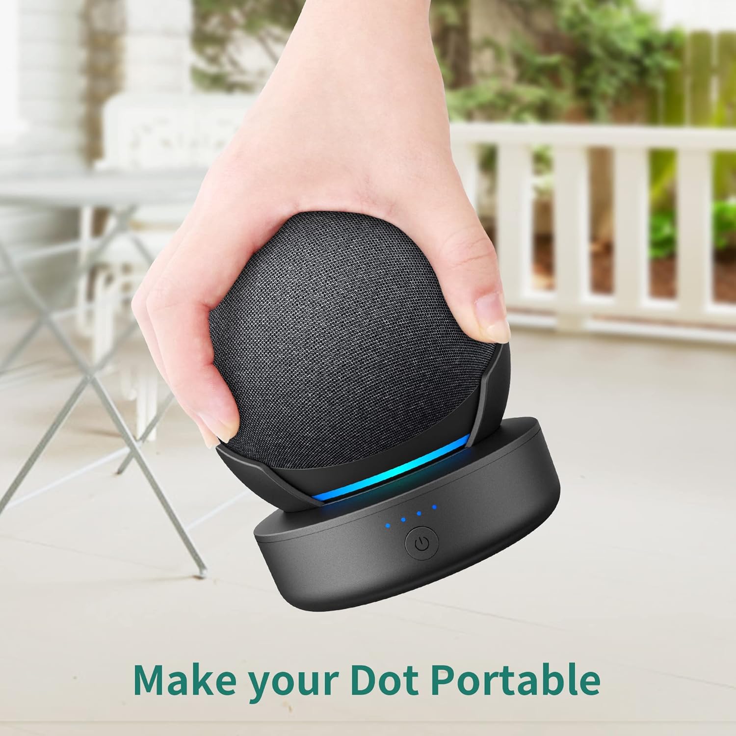 Batteria Portatile 10000 mAh per Dot 5 Generazione, Nero - immagine 4