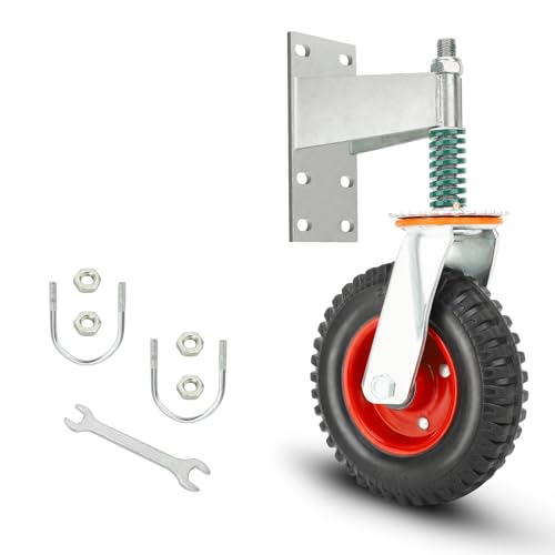 Ruota per Cancello per Carichi Pesanti 600 Libbre, Rosso