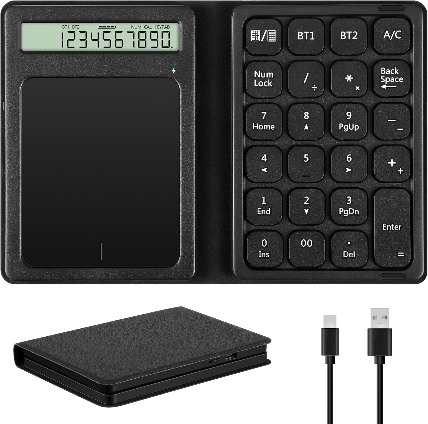 Tastiera Numerica Bluetooth Wireless con Display - immagine 1