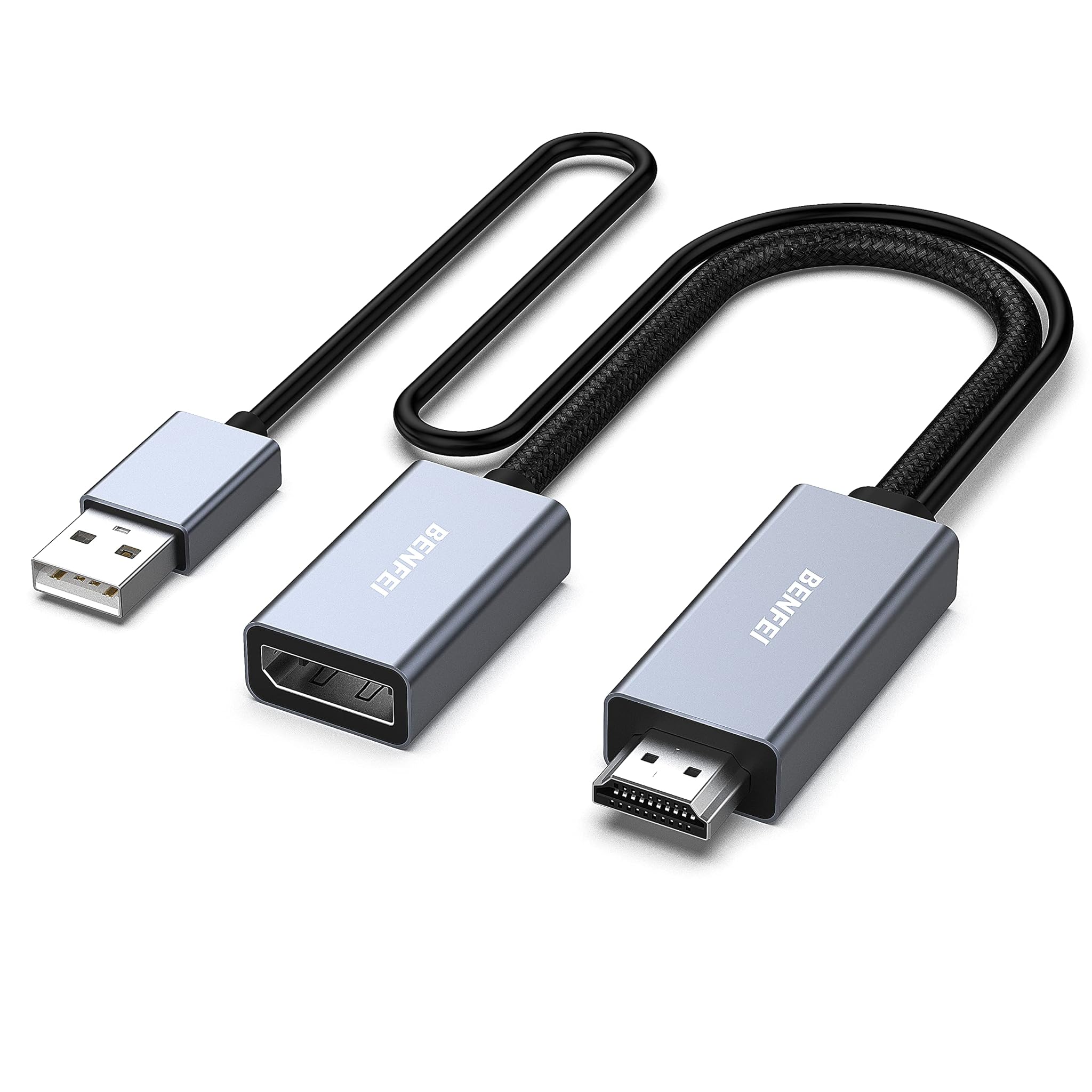 Benfei Adattatore HDMI a DisplayPort 4K@60Hz