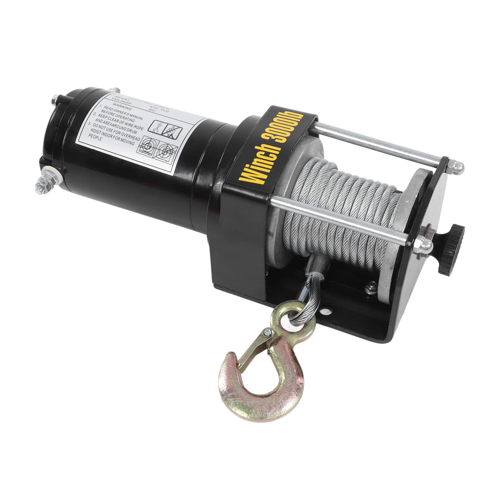 Verricello Elettrico 3000 libbre con Cavo d'Acciaio