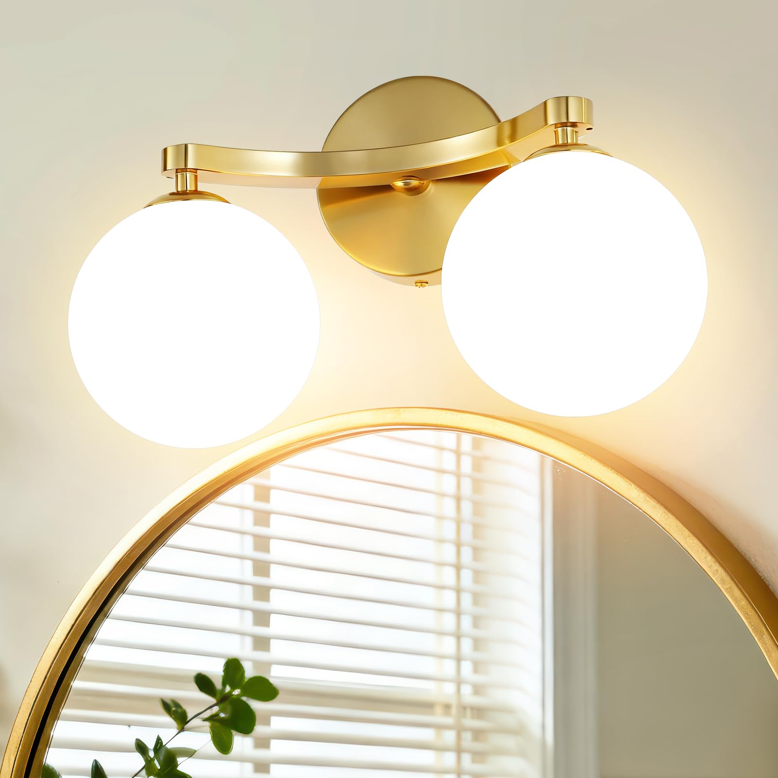 Mantolite Lampada da Parete Moderna a LED con Paralume Sferico