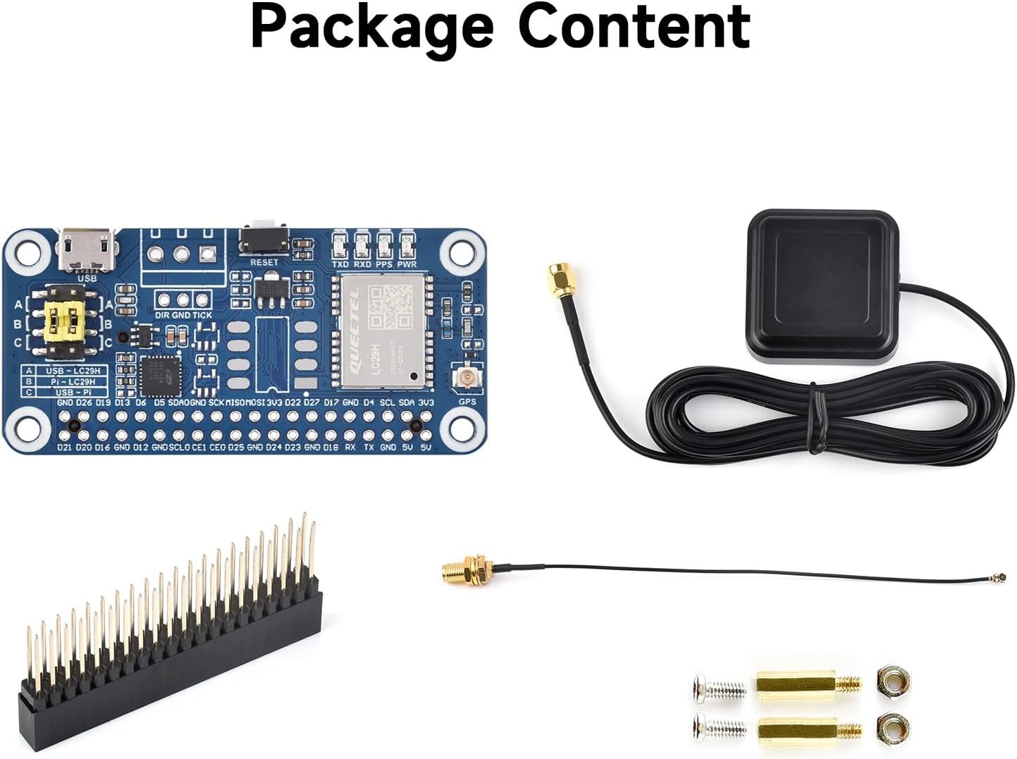 Waveshare LC29H Series Dual-Band GPS Module per Raspberry Pi - immagine 2