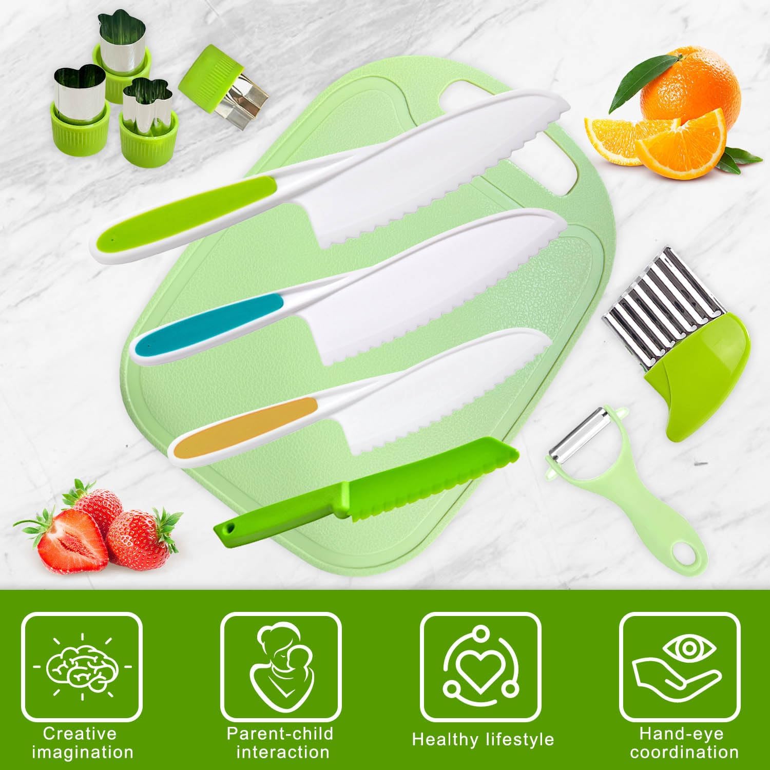 11 Pezzi Coltelli Montessori per Bambini - immagine 3