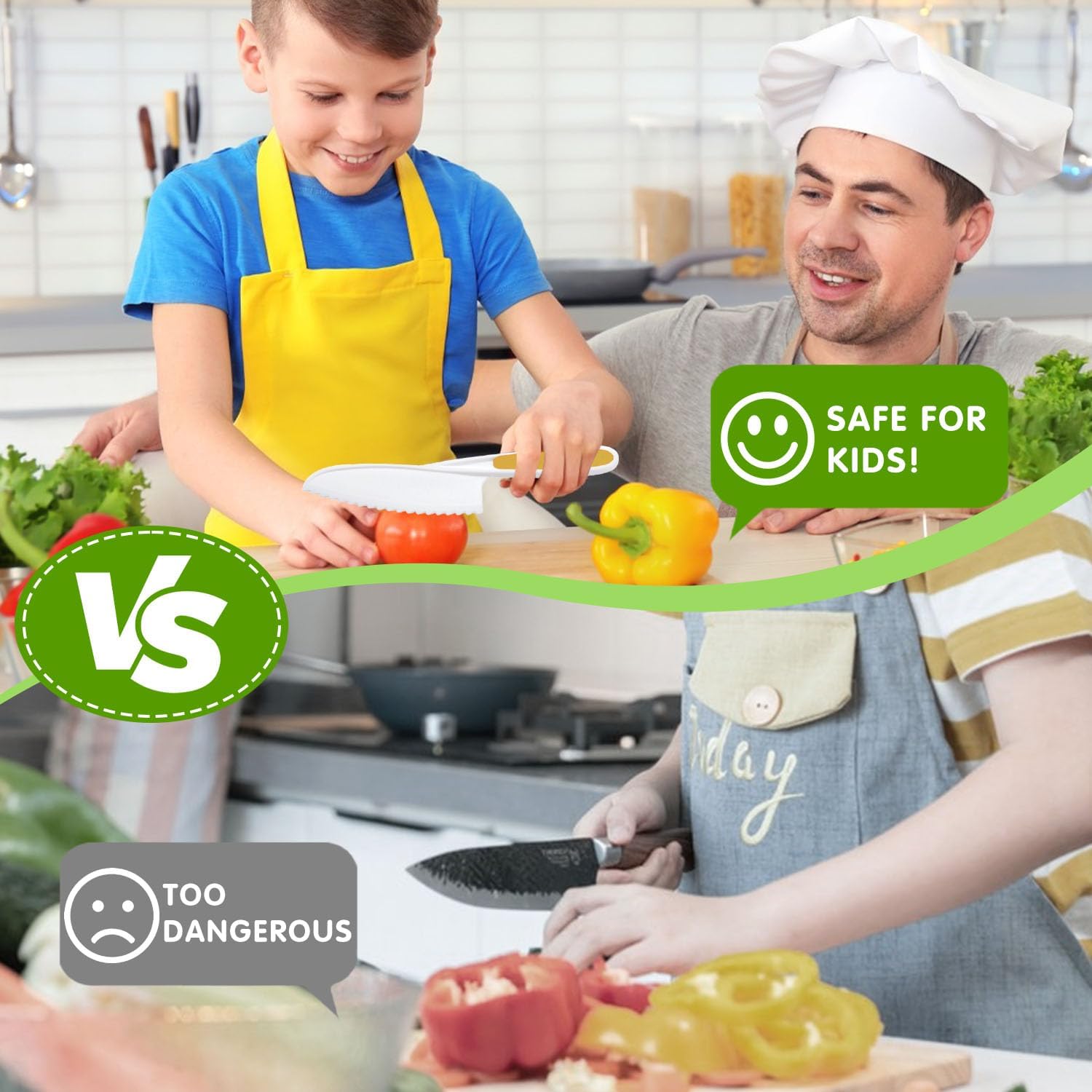 11 Pezzi Coltelli Montessori per Bambini - immagine 6