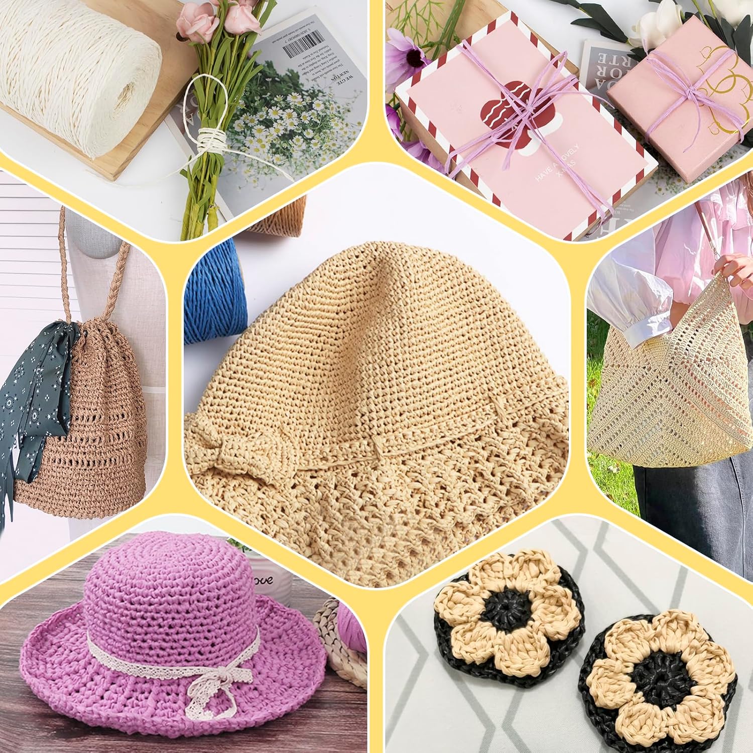 Lereati Rafia per Uncinetto 3mm x 300m - immagine 6