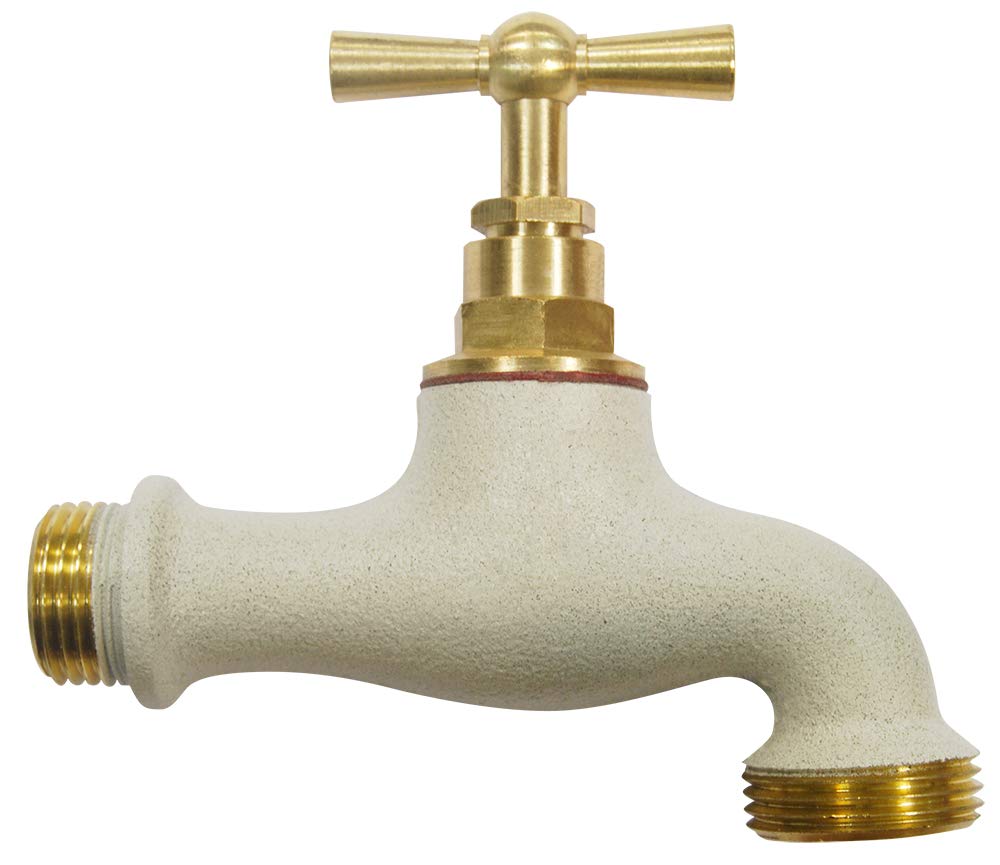 Boutt 0176168 - Rubinetto in ottone e pietra 15 x 21, Raccordo 20 x 27