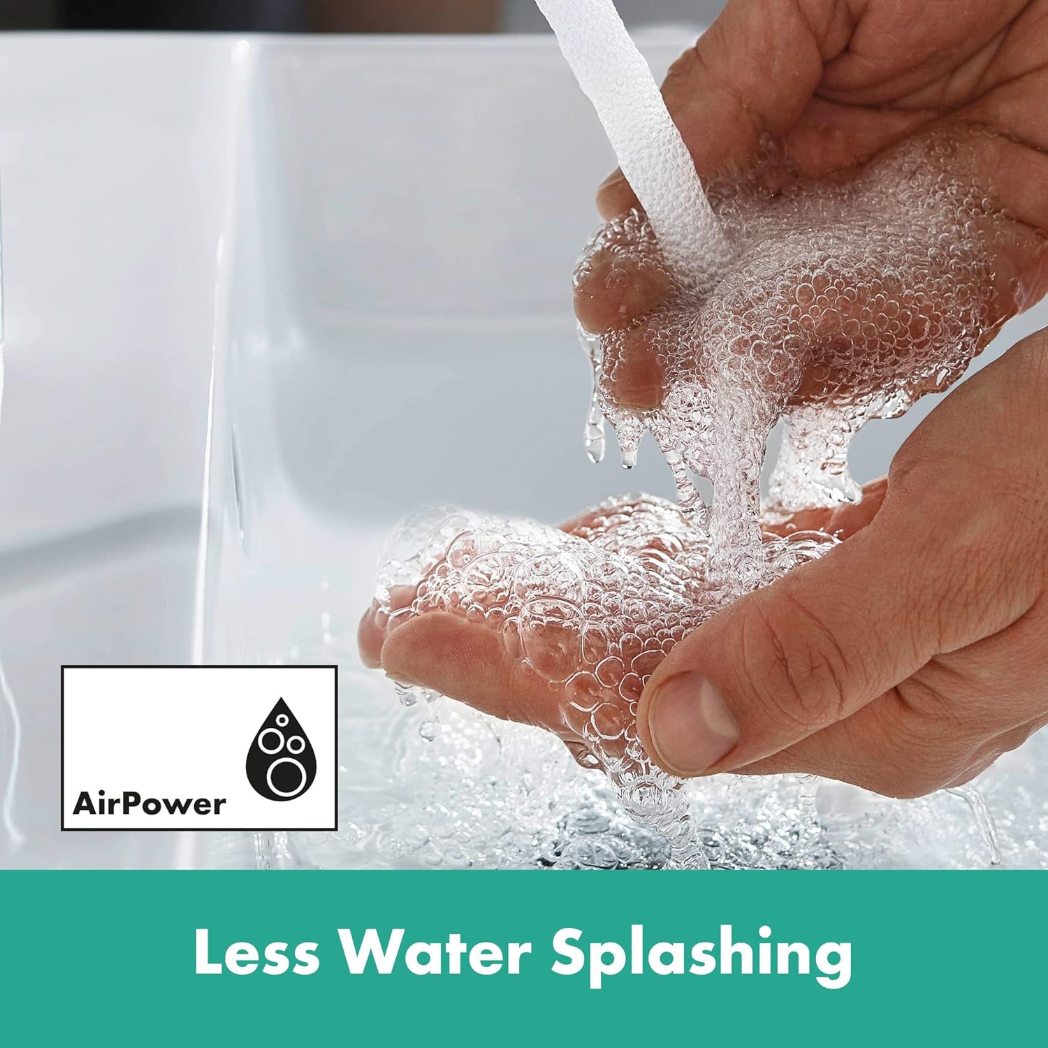 Hansgrohe Logis - Rubinetto Lavabo EcoSmart Nero Opaco - immagine 3